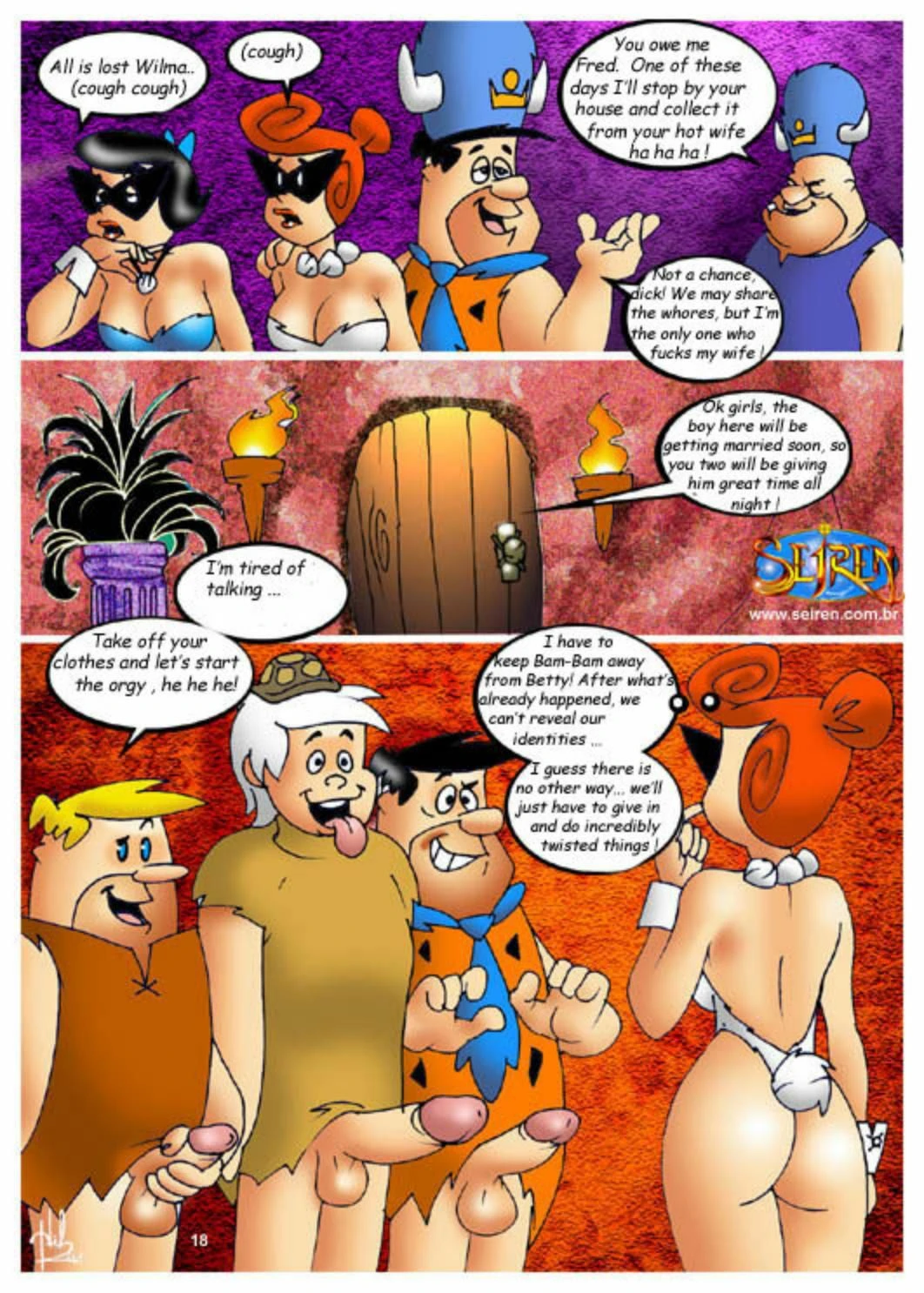 The Fucknstones (The Flintstones) [Seiren] - 1 . The Fucknstones - Chapter 1 (The Flintstones) [Seiren] - Page 19