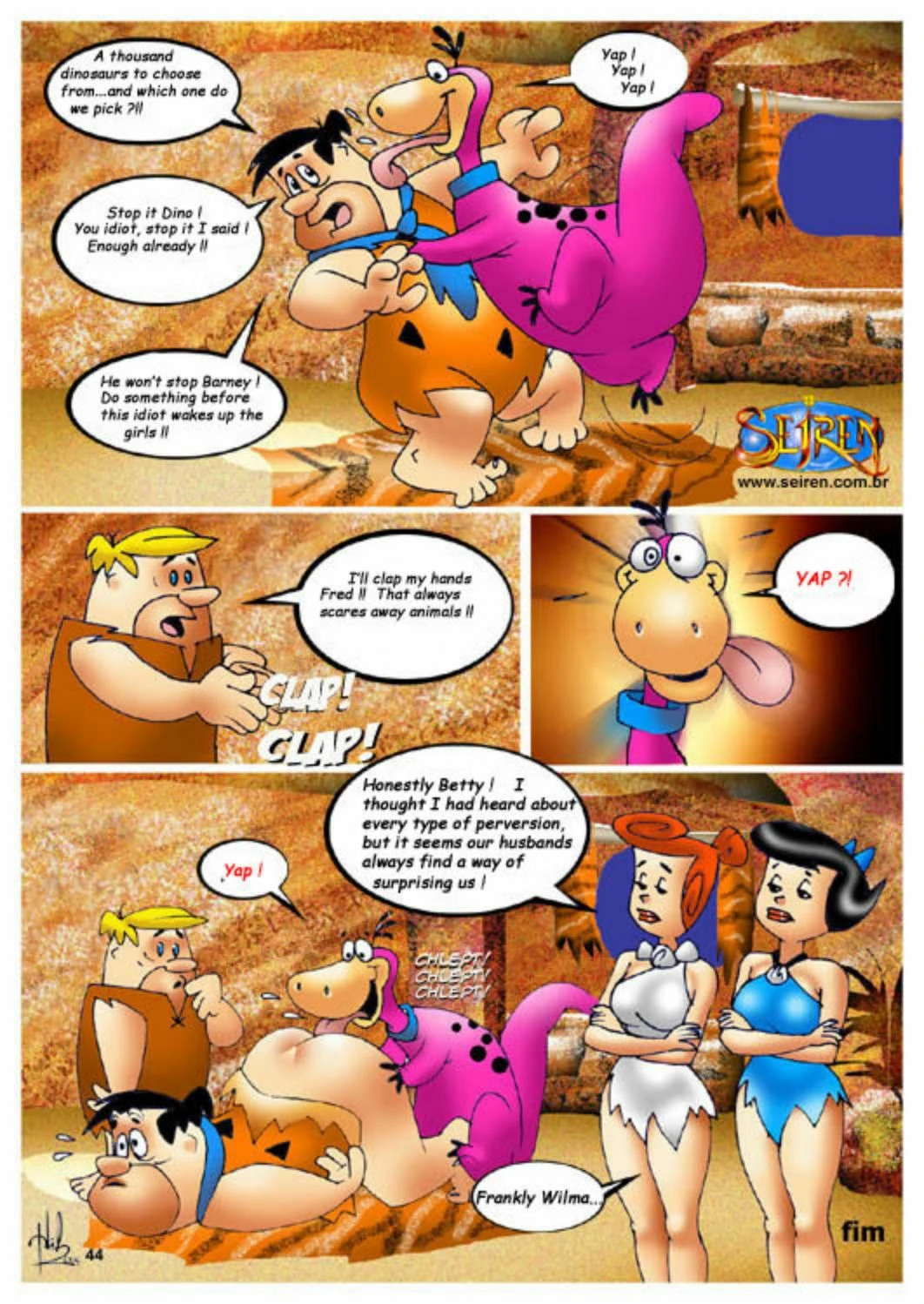 The Fucknstones (The Flintstones) [Seiren] - 1 . The Fucknstones - Chapter 1 (The Flintstones) [Seiren] - Page 45