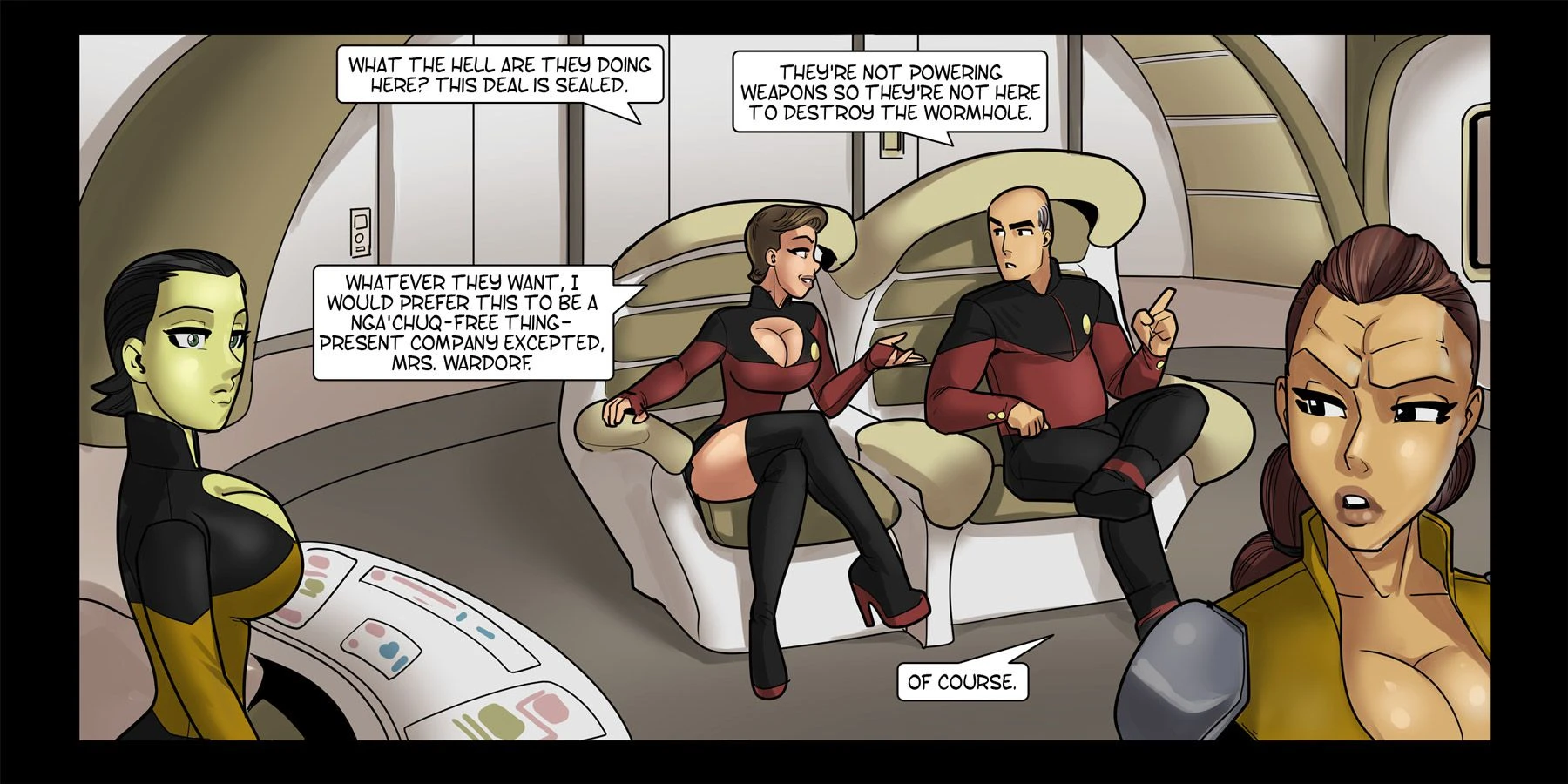 Galaxy Jaunt (Star Trek) [Rabies T Lagomorph] - 1 . Galaxy Jaunt - Chapter 1 [Rabies T Lagomorph] - Page 6