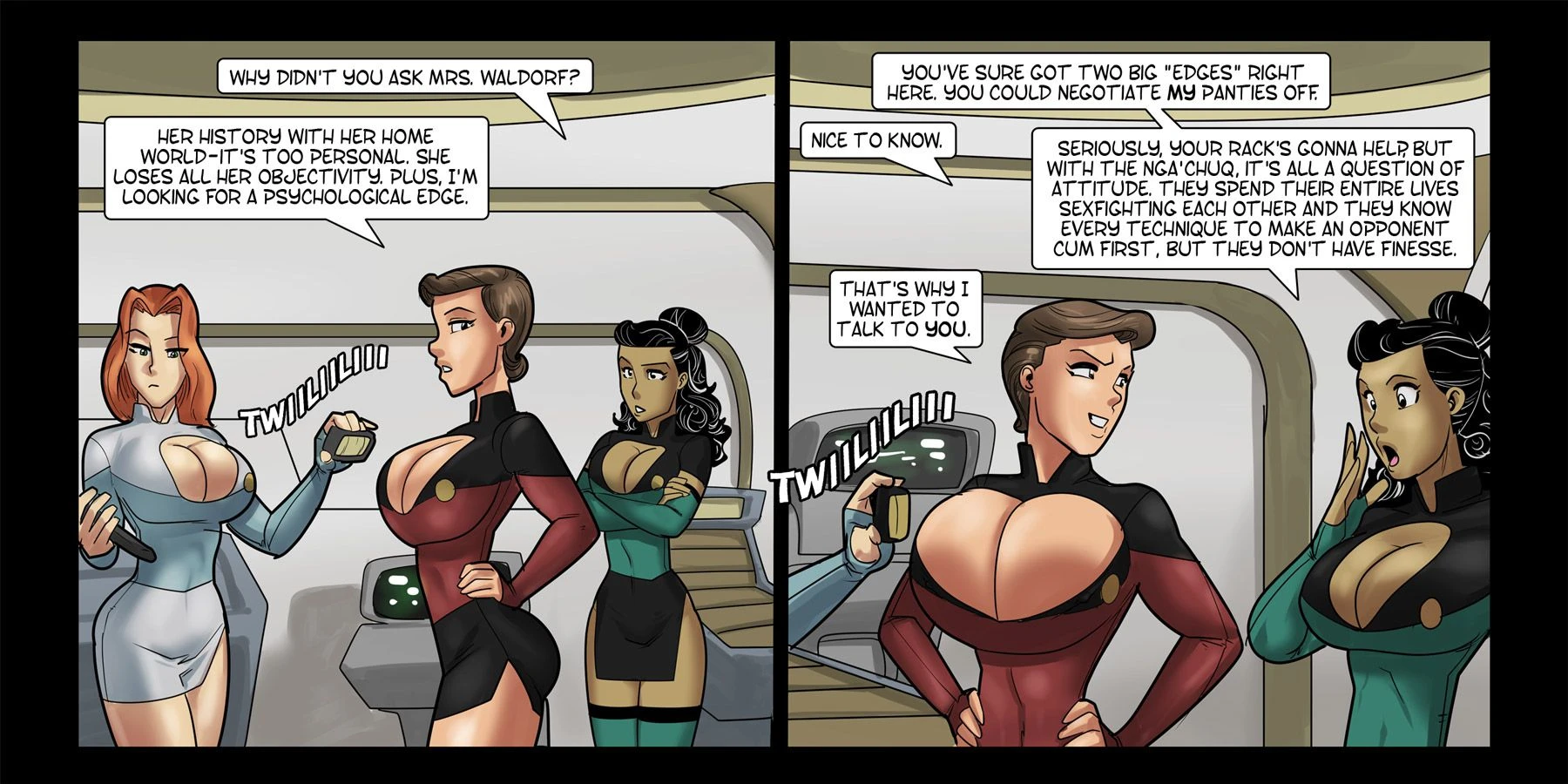 Galaxy Jaunt (Star Trek) [Rabies T Lagomorph] - 1 . Galaxy Jaunt - Chapter 1 [Rabies T Lagomorph] - Page 13