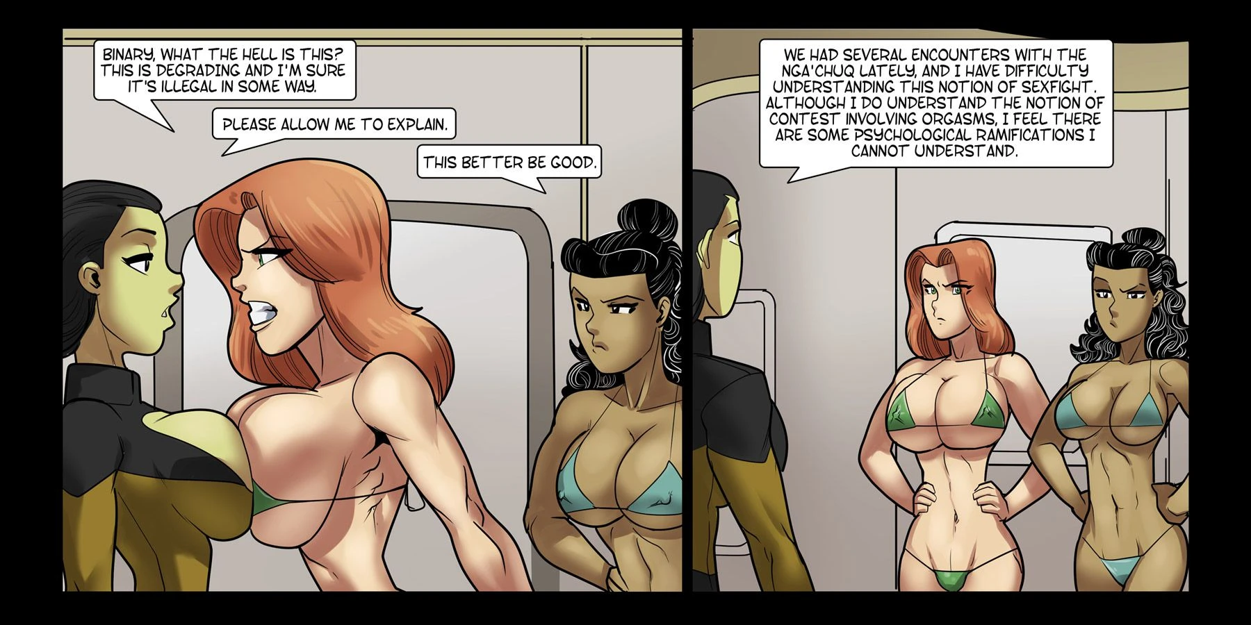 Galaxy Jaunt (Star Trek) [Rabies T Lagomorph] - 1 . Galaxy Jaunt - Chapter 1 [Rabies T Lagomorph] - Page 19