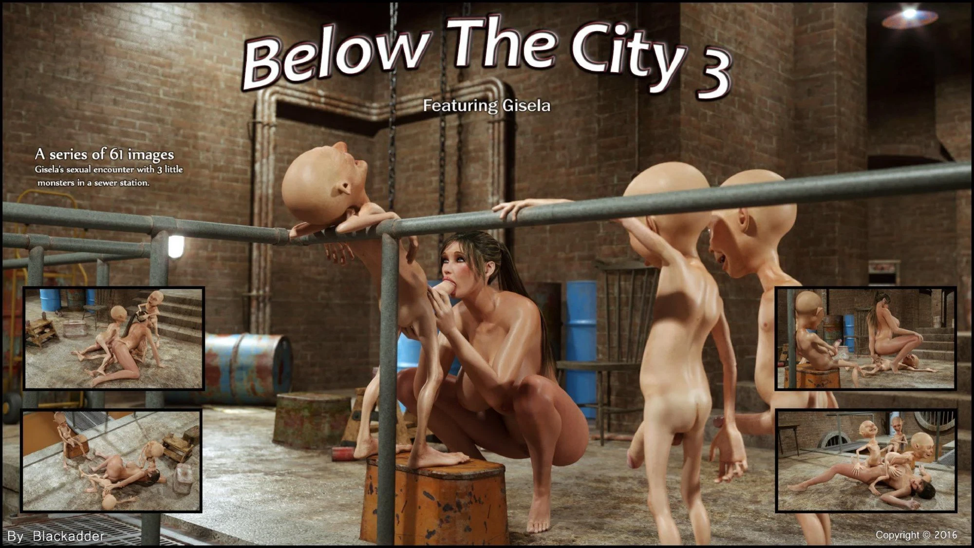 Below The City – Gisela, Skyla, Tia [Blackadder] - 3 . Below The City - Gisela - Chapter 3 [Blackadder] - Page 1