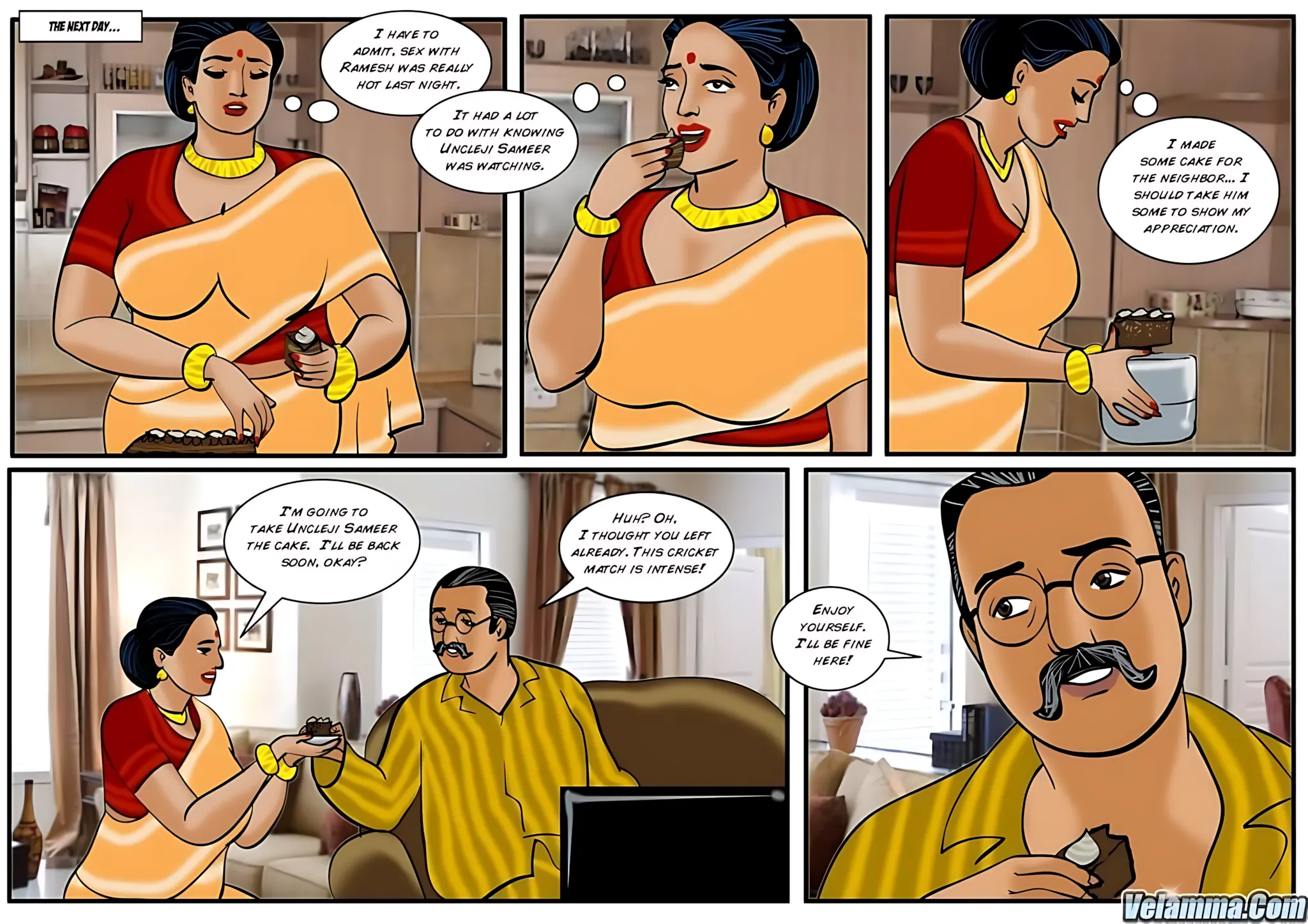 Velamma All Episodes Comics - 23 . Velamma - Episode 23 - Dessert For Three - Page 9