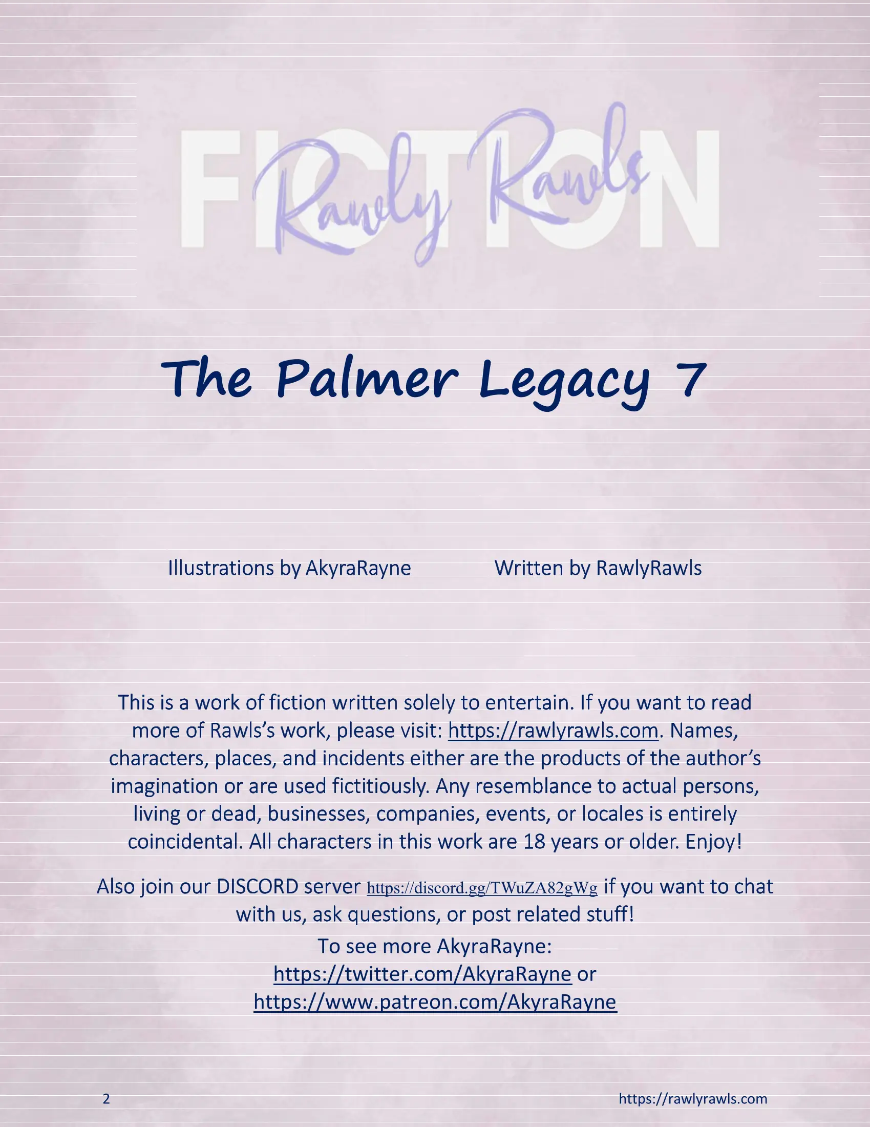 The Palmer Legacy [AkyraRayne] - 7 . The Palmer Legacy - Chapter 7 [AkyraRayne] - Page 2