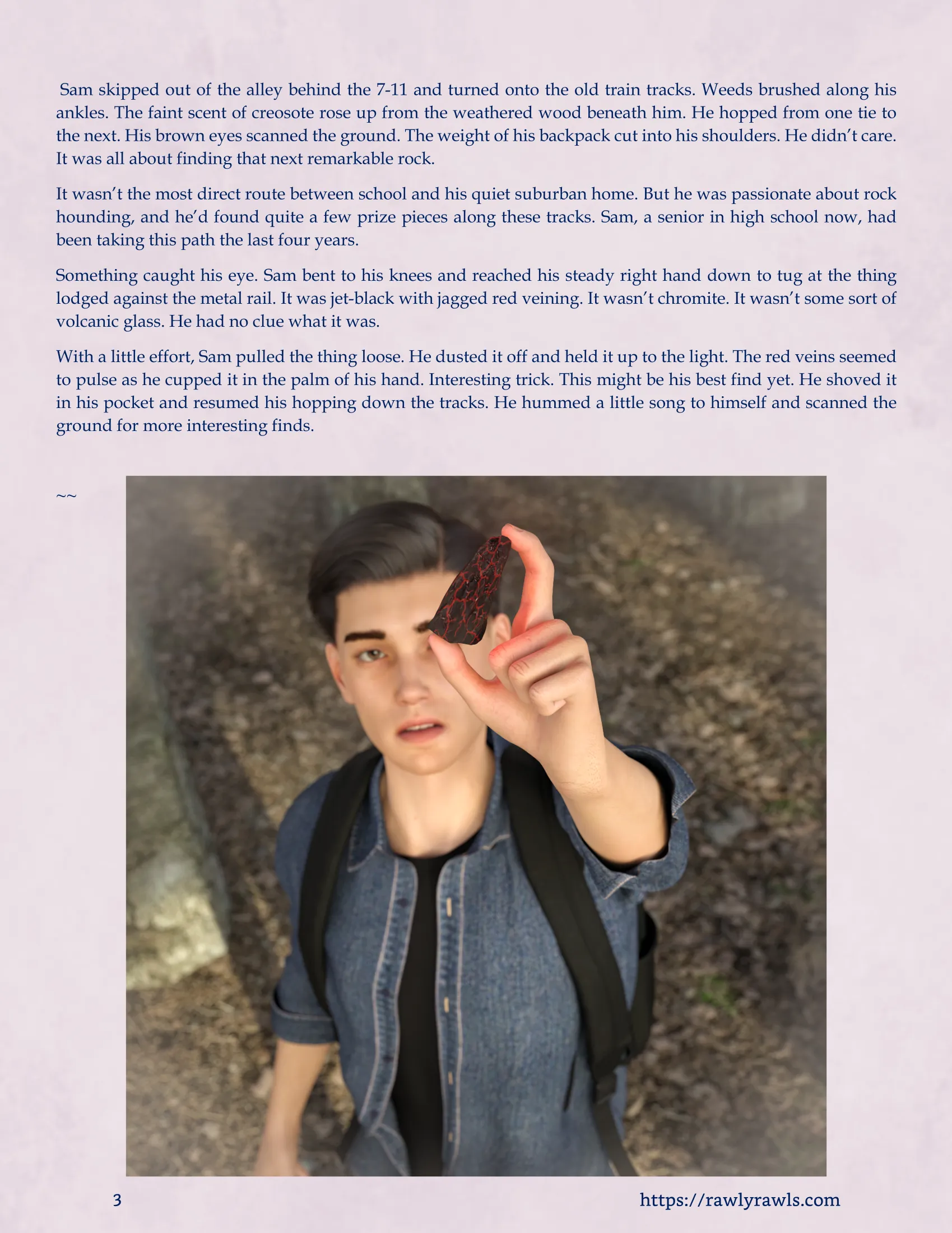 The Dark Stone [Redoxa – Rawly Rawls] - 1 . The Dark Stone - Chapter Part 1 - Page 3