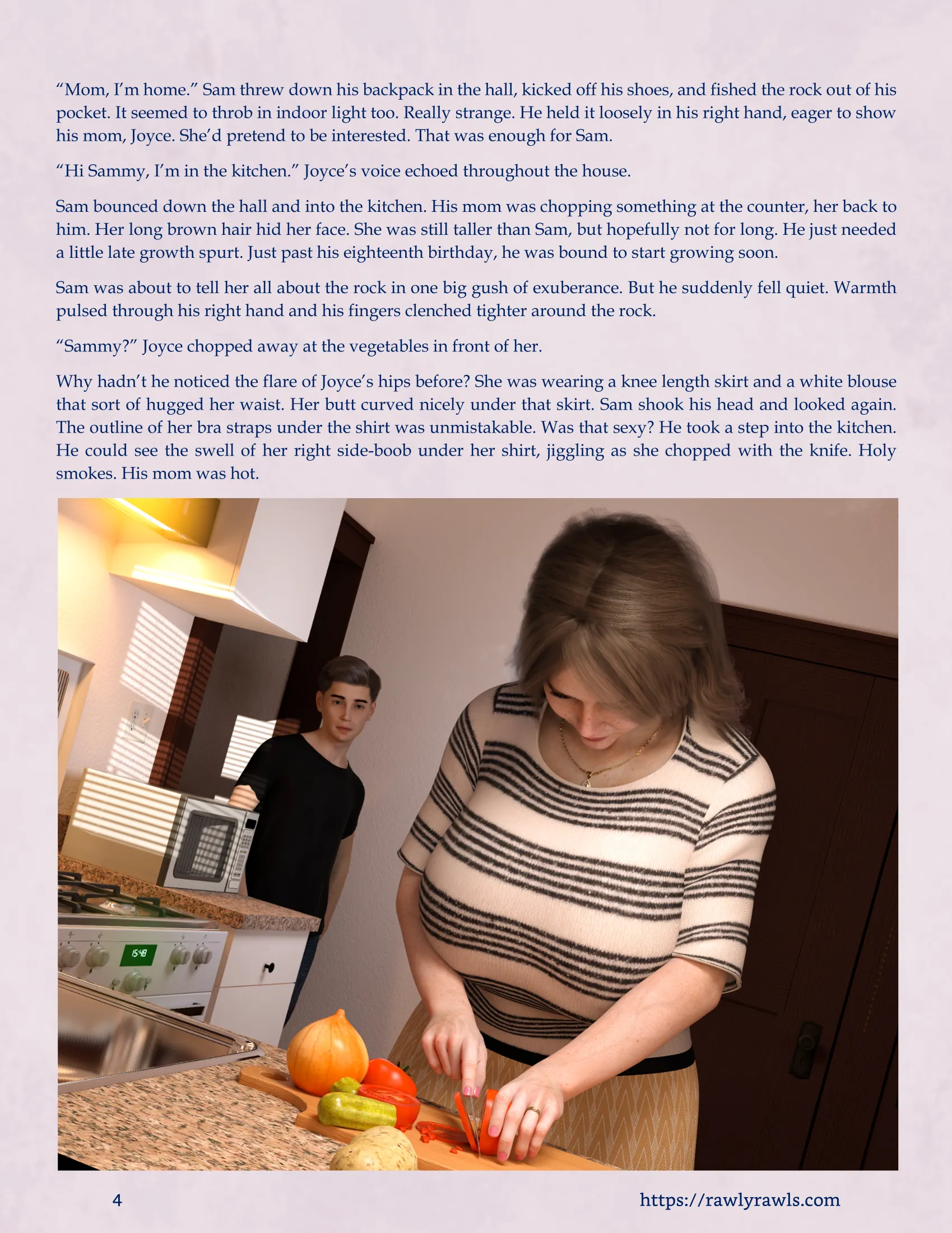 The Dark Stone [Redoxa – Rawly Rawls] - 1 . The Dark Stone - Chapter Part 1 - Page 4