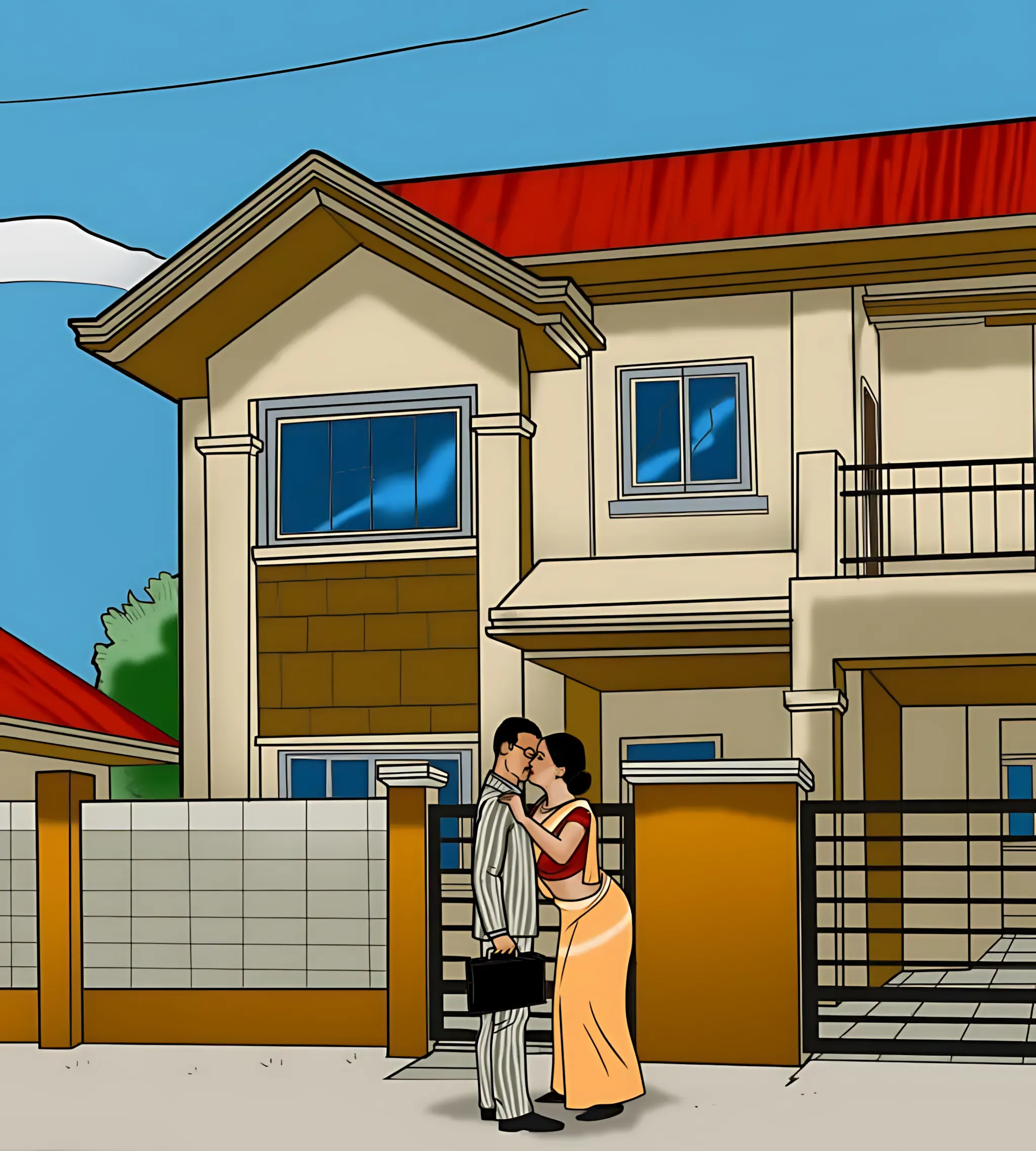 Velamma All Episodes Comics - 51 . Velamma - Episode 51 - Maid In India - Page 4