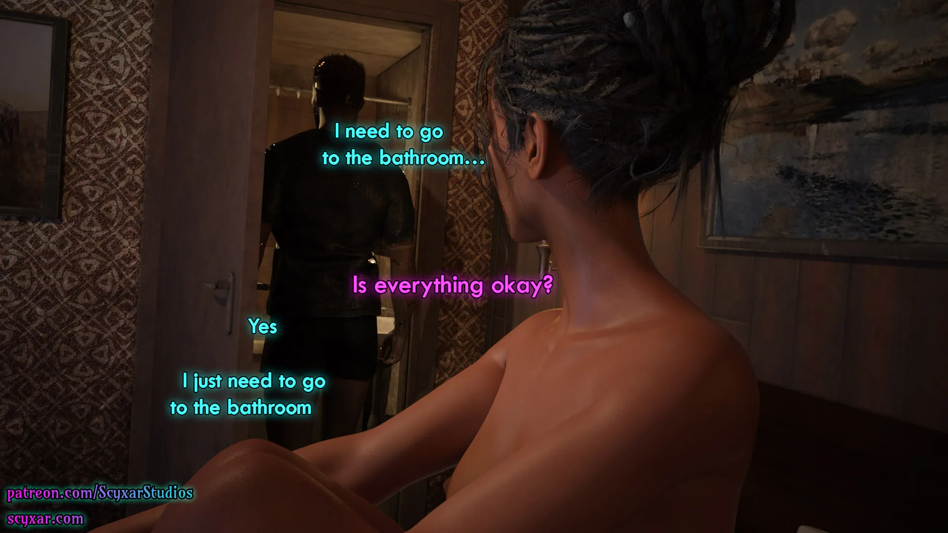 Once You Go Black, You Never Go Back (Cyberpunk) - 4 . Once You Go Black, You Never Go Back - Chapter 4 [Scyxar Studios] - Page 8