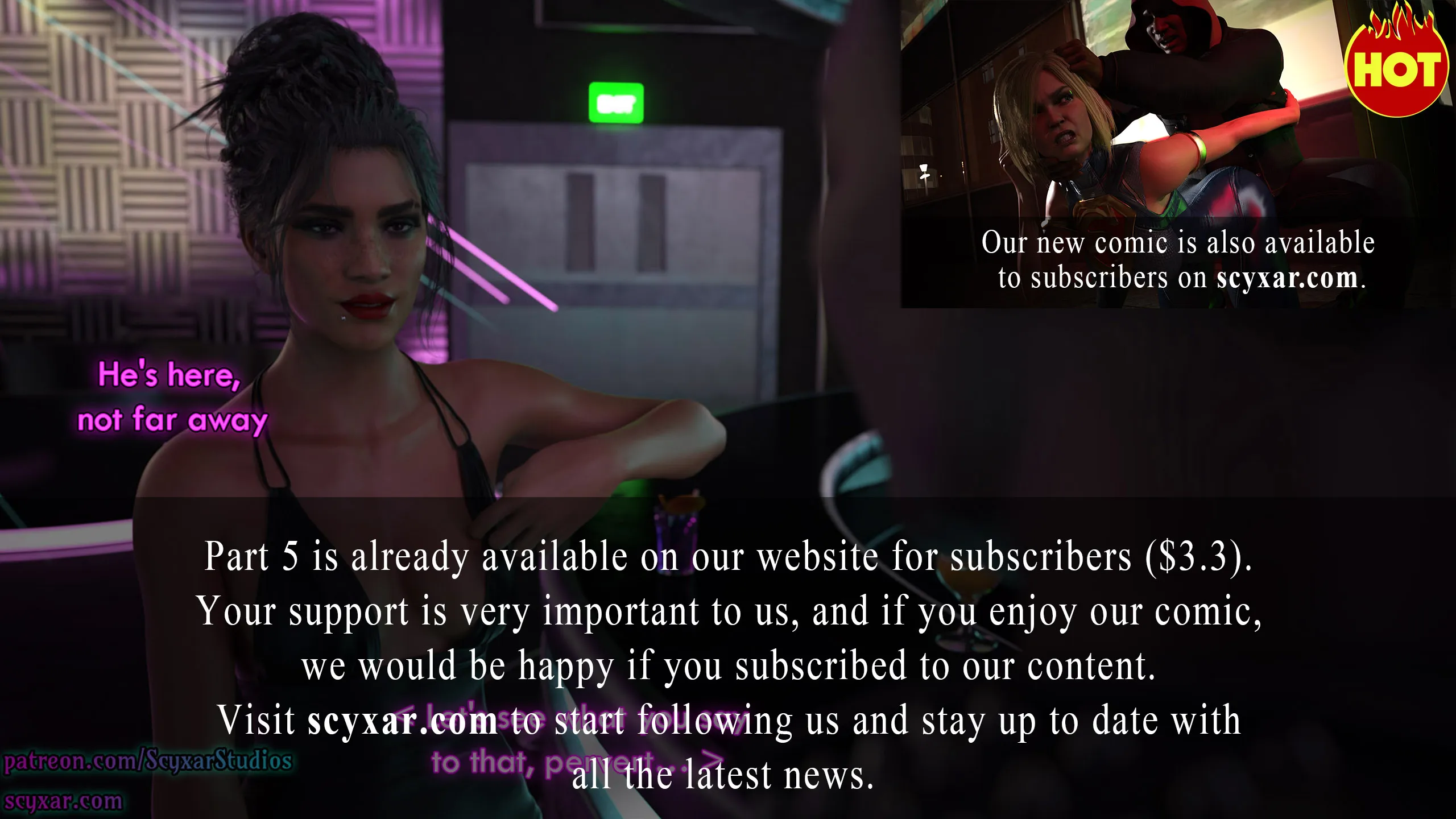Once You Go Black, You Never Go Back (Cyberpunk) - 4 . Once You Go Black, You Never Go Back - Chapter 4 [Scyxar Studios] - Page 57