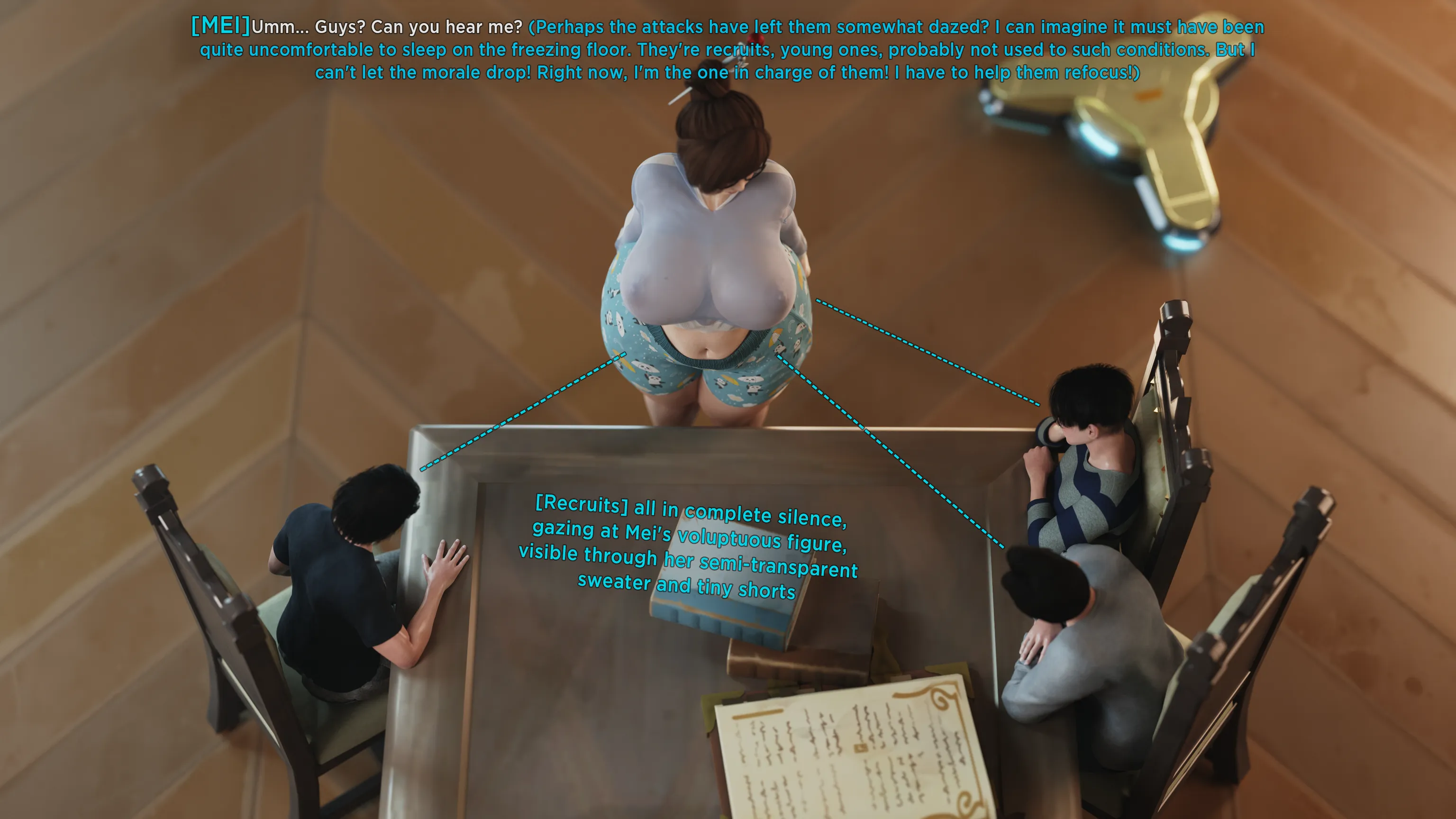 Mei-Ling Zhou – Seductive Team-Building Tactics (Overwatch) - 1 . Mei-Ling Zhou - Seductive Team-Building Tactics - Chapter 1 - Page 4