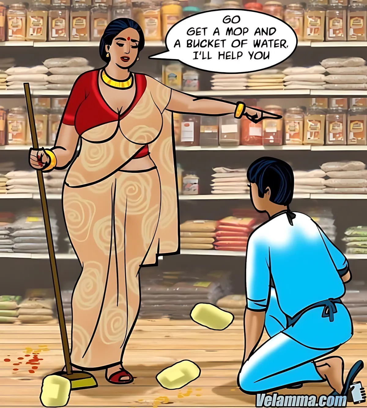 Velamma All Episodes Comics - 67 . Velamma - Episode 67 - Velamma Spices Up Her Sex Life! - Page 46