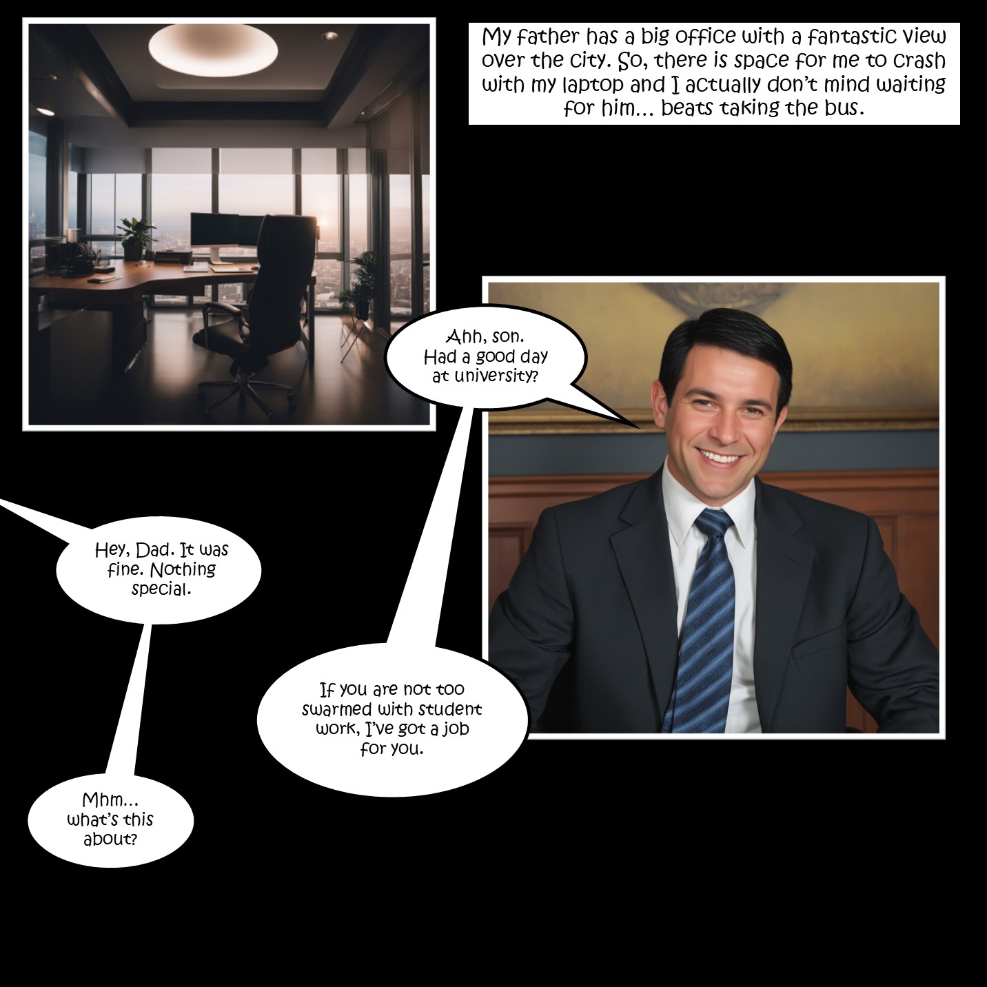 At my Fathers Office [AI Gen] - 1. At my Fathers Office - Page 10