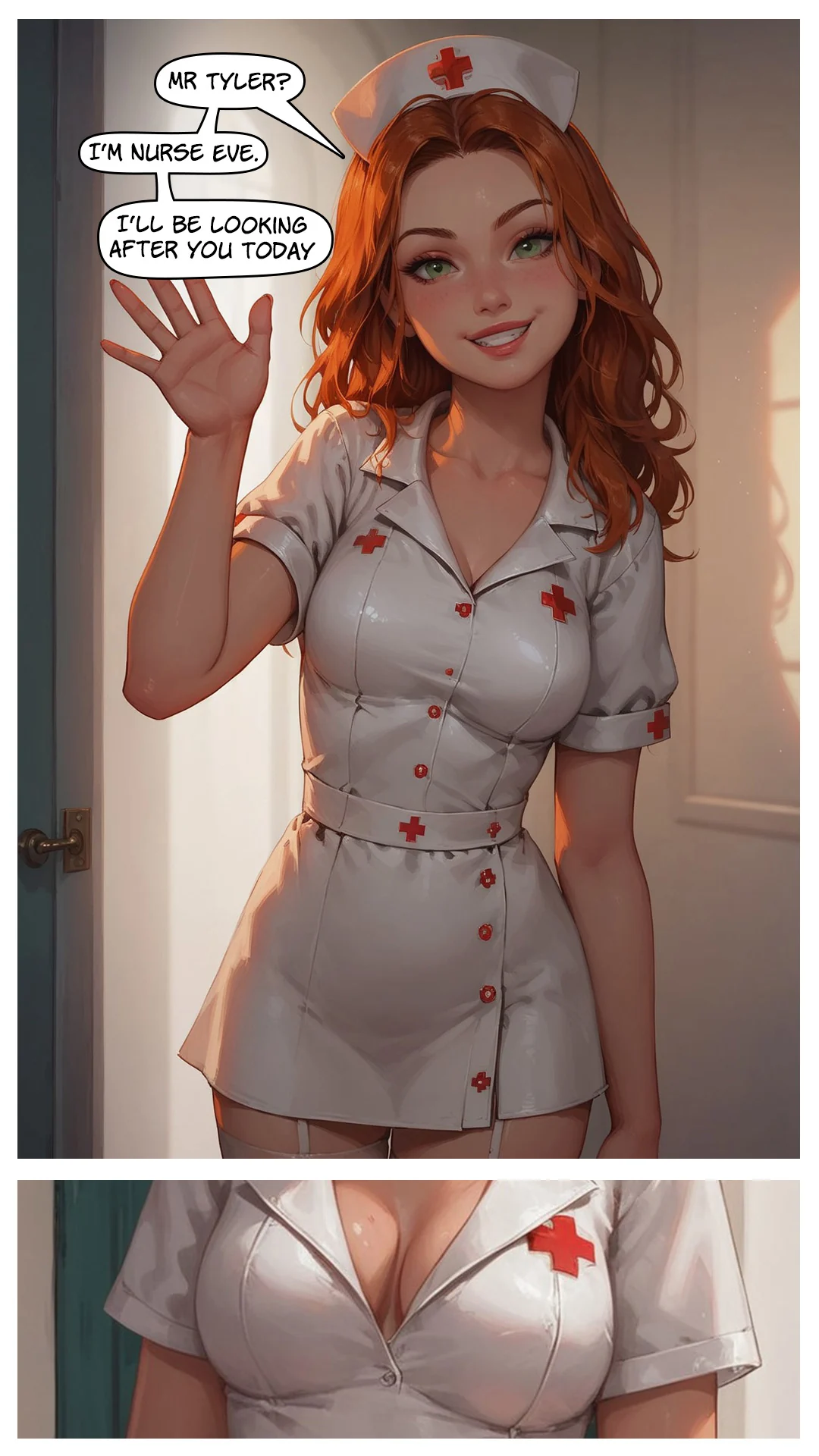 Aunt Cass Pool Party [LowFireStudios] - 1. An Appointment With Nurse Eve - Page 3
