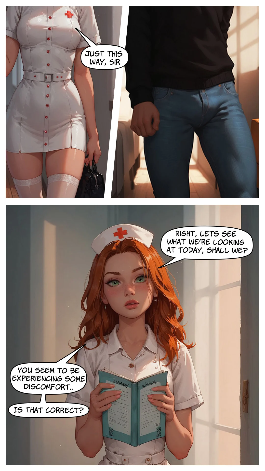 Aunt Cass Pool Party [LowFireStudios] - 1. An Appointment With Nurse Eve - Page 4