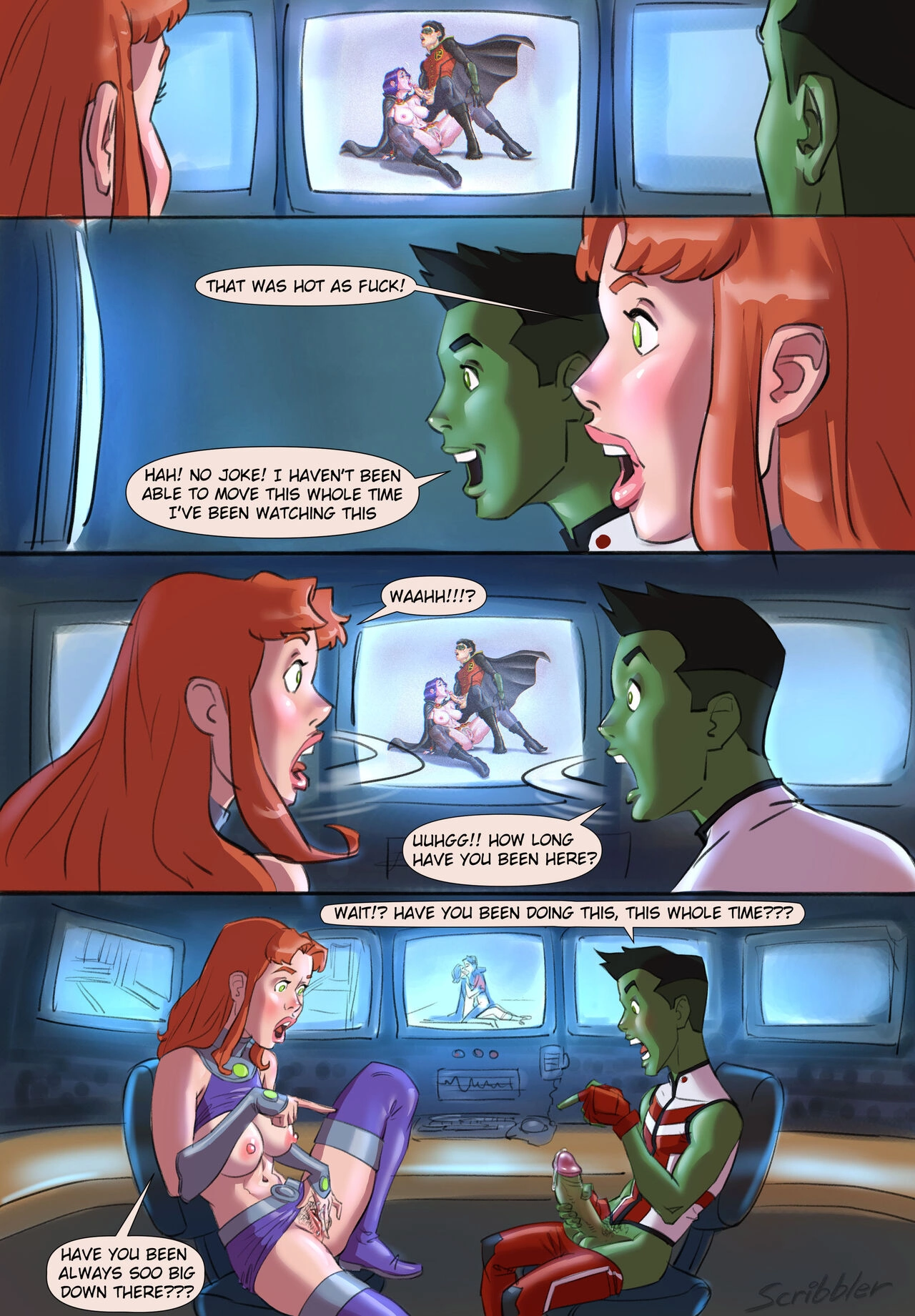 Voyeurs – Teen Titans [Scribbler] - Voyeurs - Teen Titans - Page 2