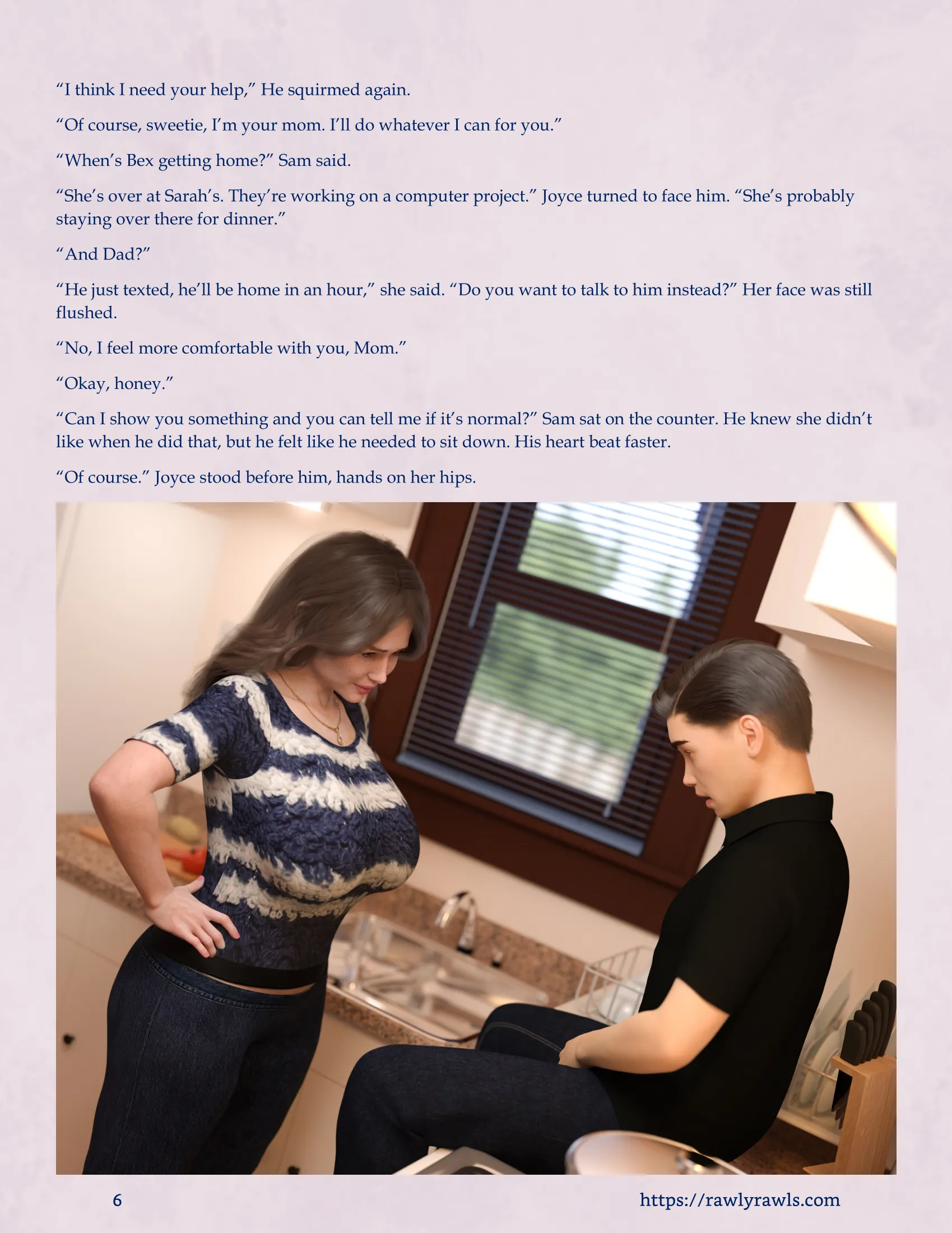 The Dark Stone [Redoxa – Rawly Rawls] - 1.2 . The Dark Stone - Chapter Part 2 - Page 6