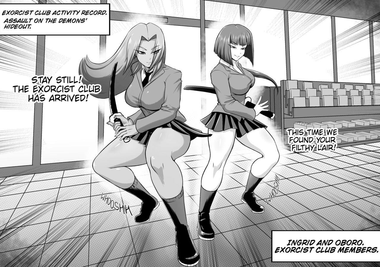 Ingrid and Oboro SchoolGirl Exorcists [Meowlinch] - Ingrid and Oboro SchoolGirl Exorcists - Page 1