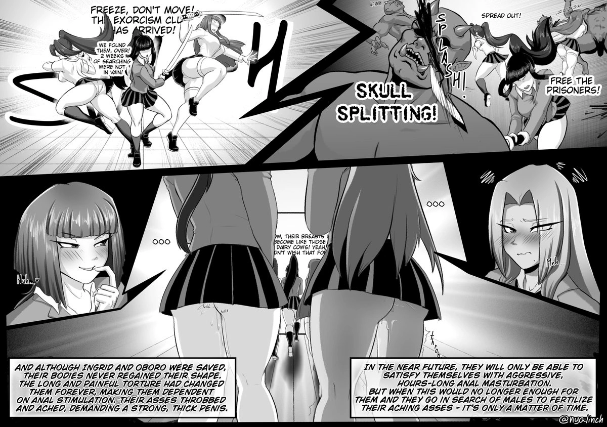 Ingrid and Oboro SchoolGirl Exorcists [Meowlinch] - Ingrid and Oboro SchoolGirl Exorcists - Page 6