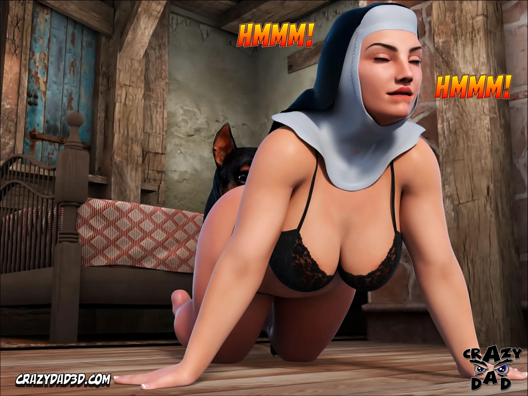 Sister Grace [CrazyDad3D] - 4 . Sister Grace - Chapter 4 [CrazyDad3D] - Page 22