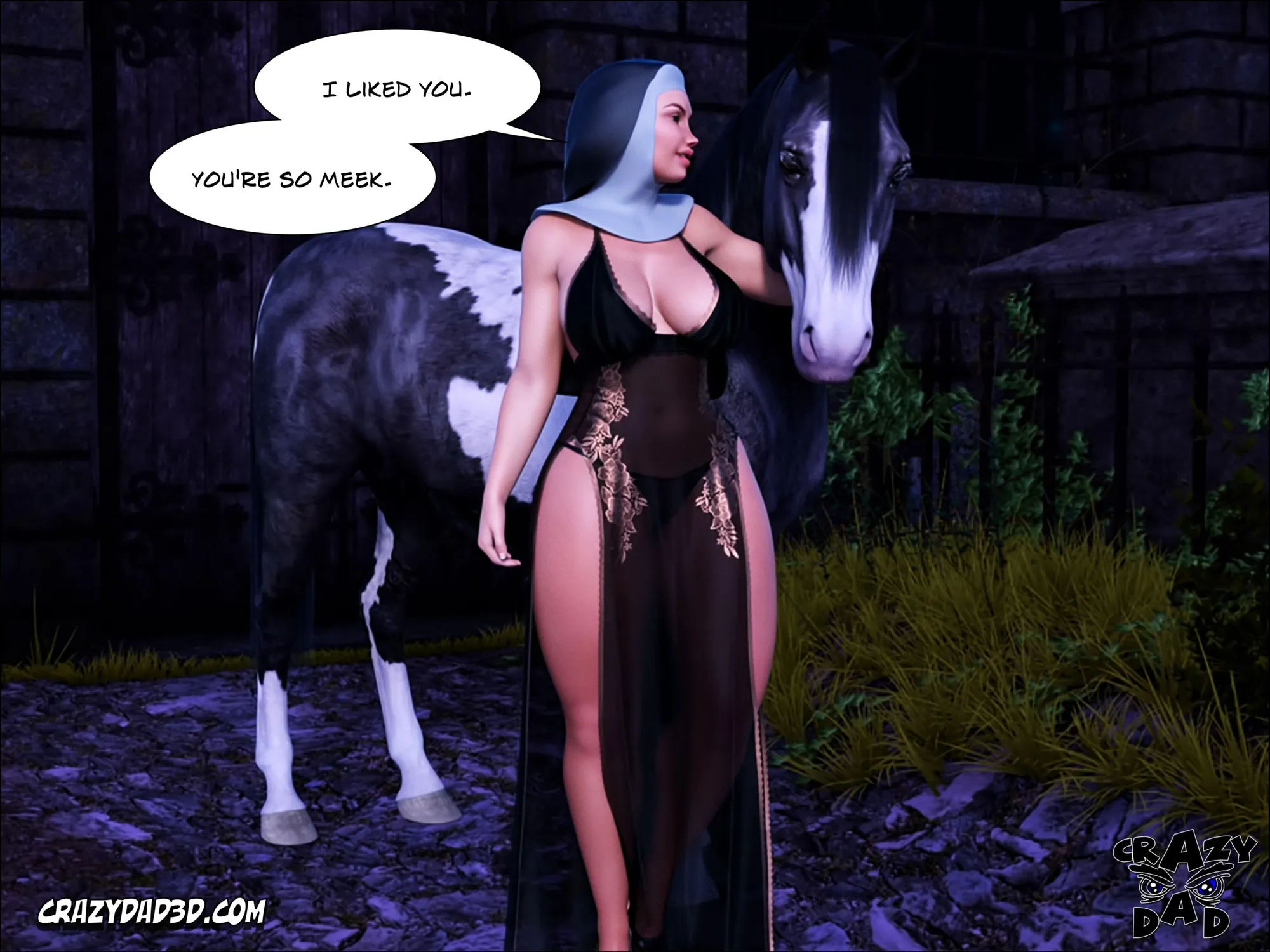 Sister Grace [CrazyDad3D] - 4 . Sister Grace - Chapter 4 [CrazyDad3D] - Page 61