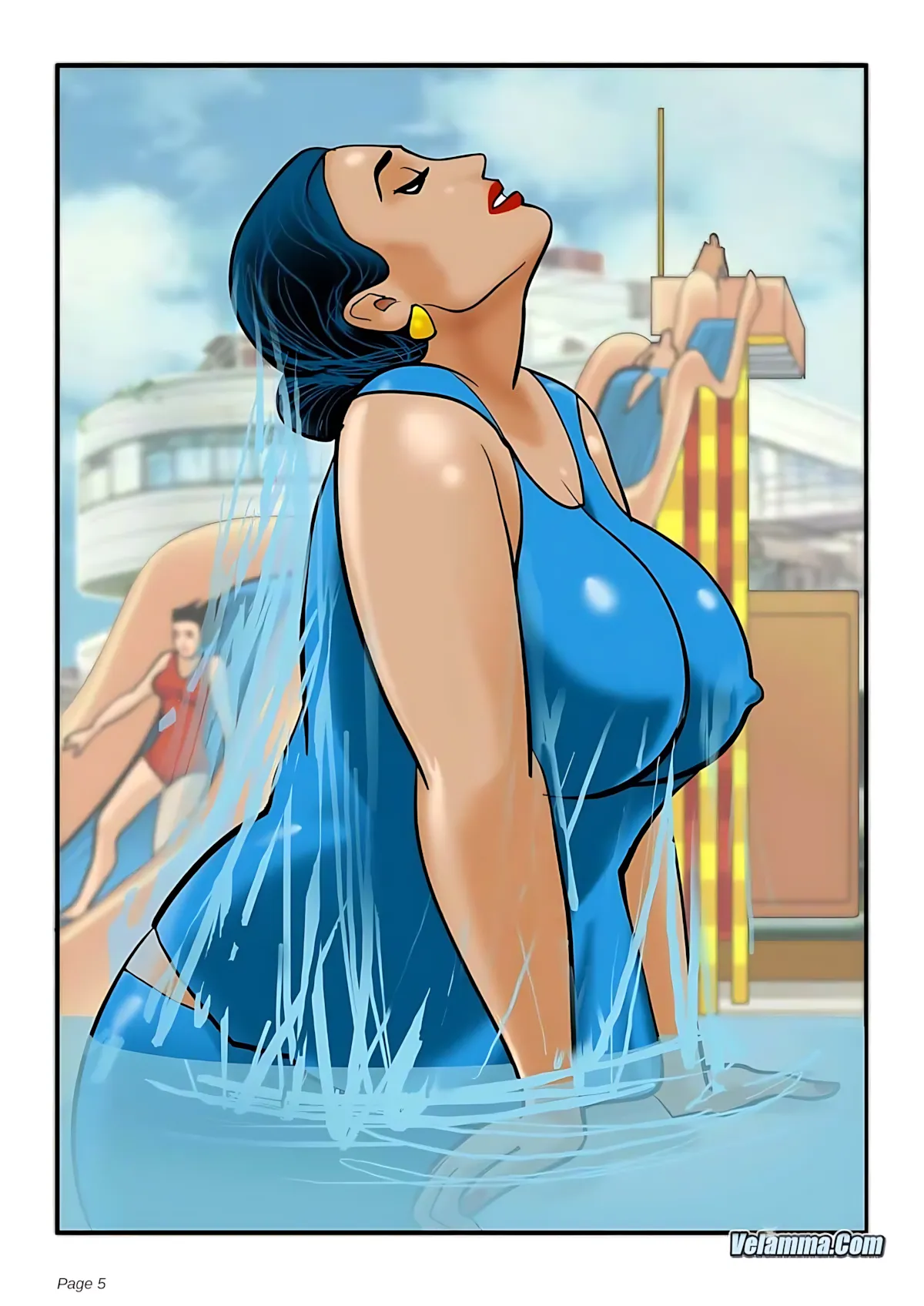 Velamma All Episodes Comics - 4 . Velamma - Episode 4 - The Picnic - Page 5