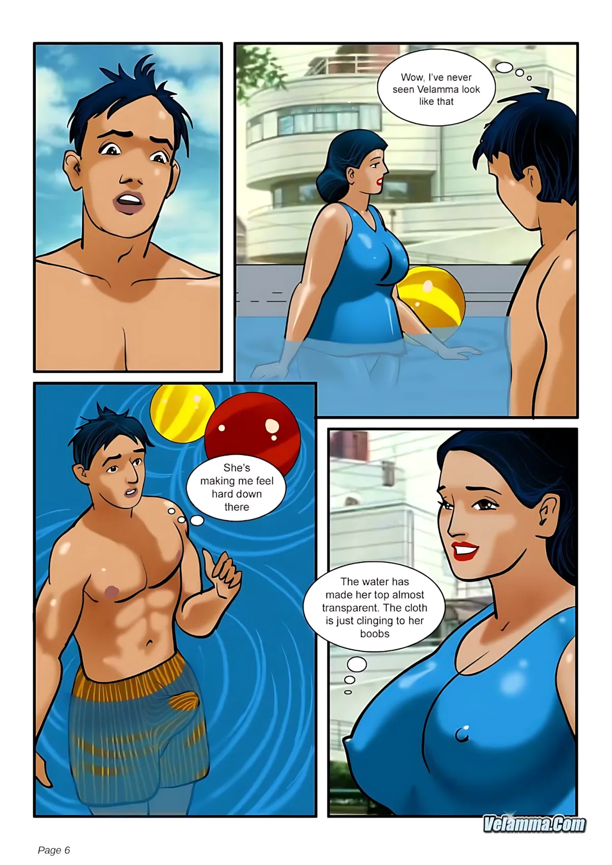 Velamma All Episodes Comics - 4 . Velamma - Episode 4 - The Picnic - Page 6