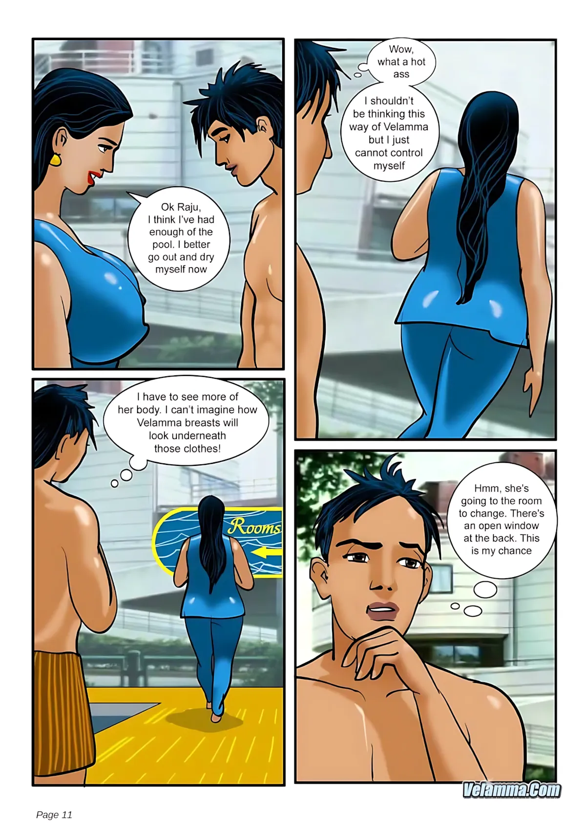 Velamma All Episodes Comics - 4 . Velamma - Episode 4 - The Picnic - Page 11