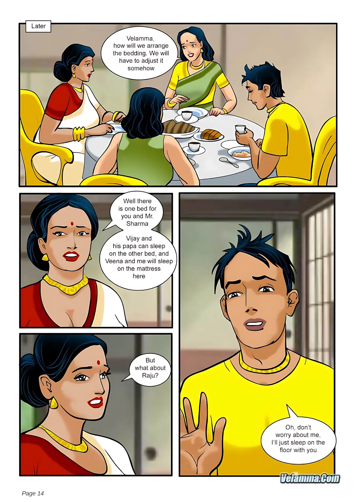 Velamma All Episodes Comics - 4 . Velamma - Episode 4 - The Picnic - Page 14