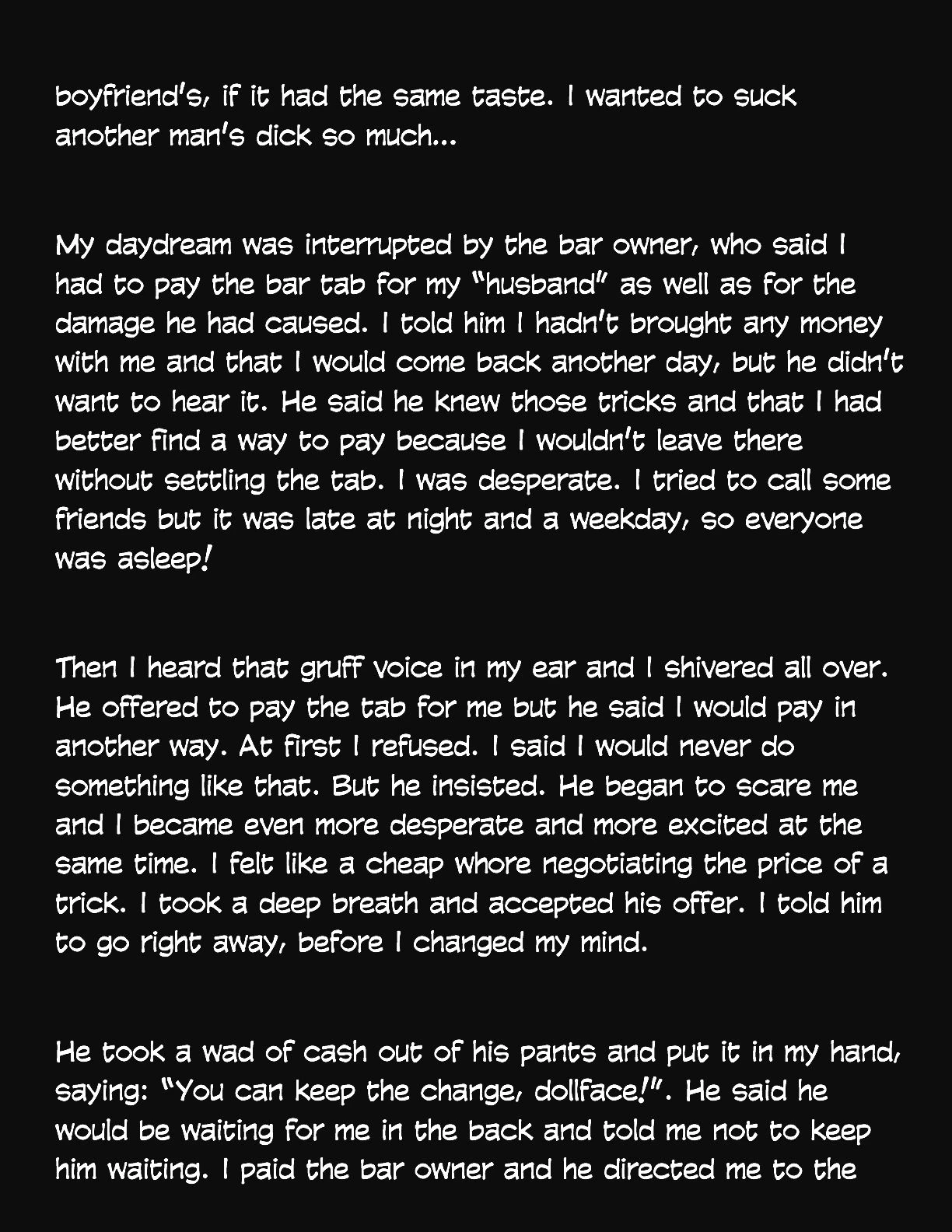 Animated Tales [WC | TF] - I PAID MY BOYFRIEND'S BAR TAB - Page 6