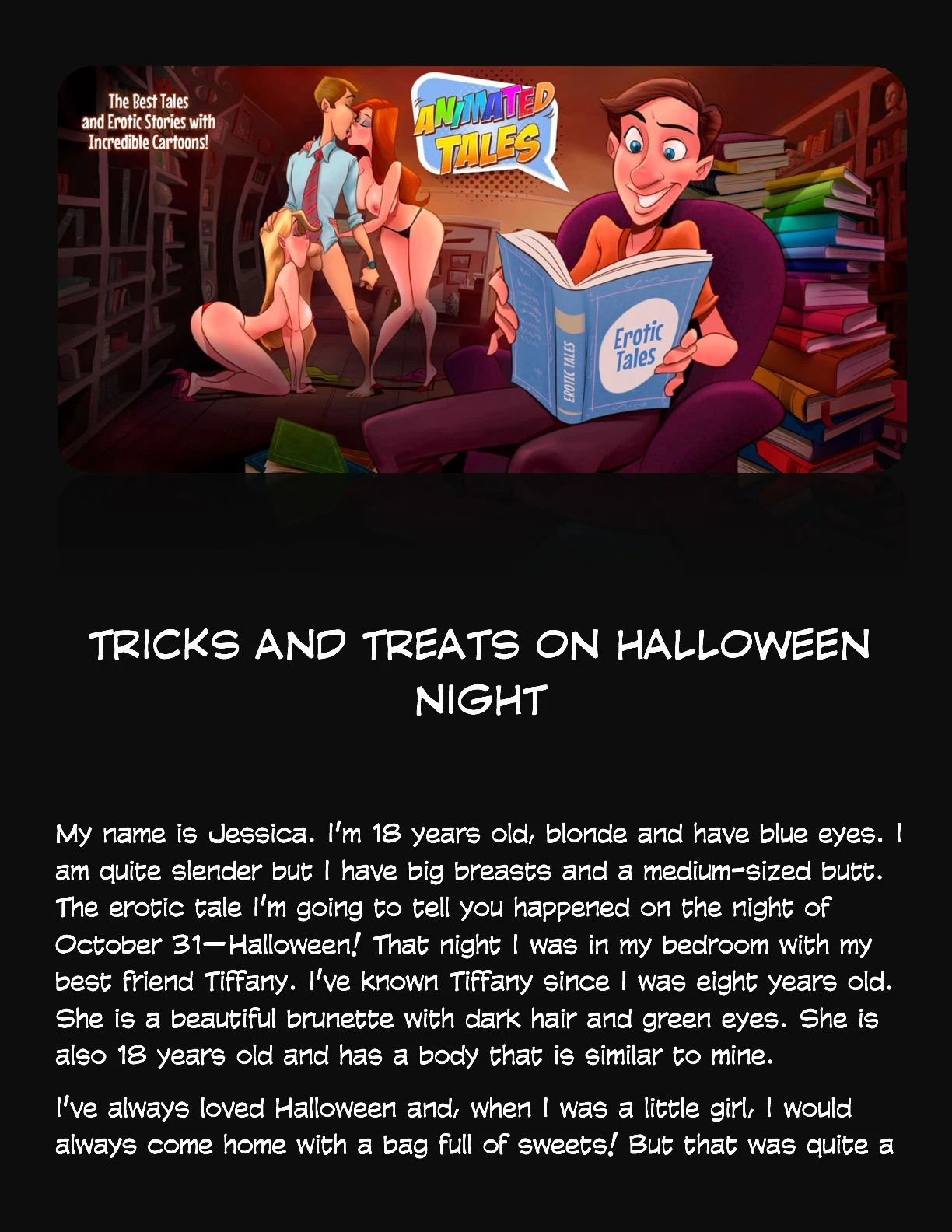 Animated Tales [WC | TF] - TRICKS AND TREATS ON HALLOWEEN NIGHT - Page 1