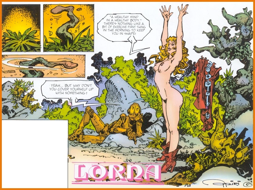 Lorna and Her Robot [Alfonso Azpiri] - Lorna and Her Robot - Page 40