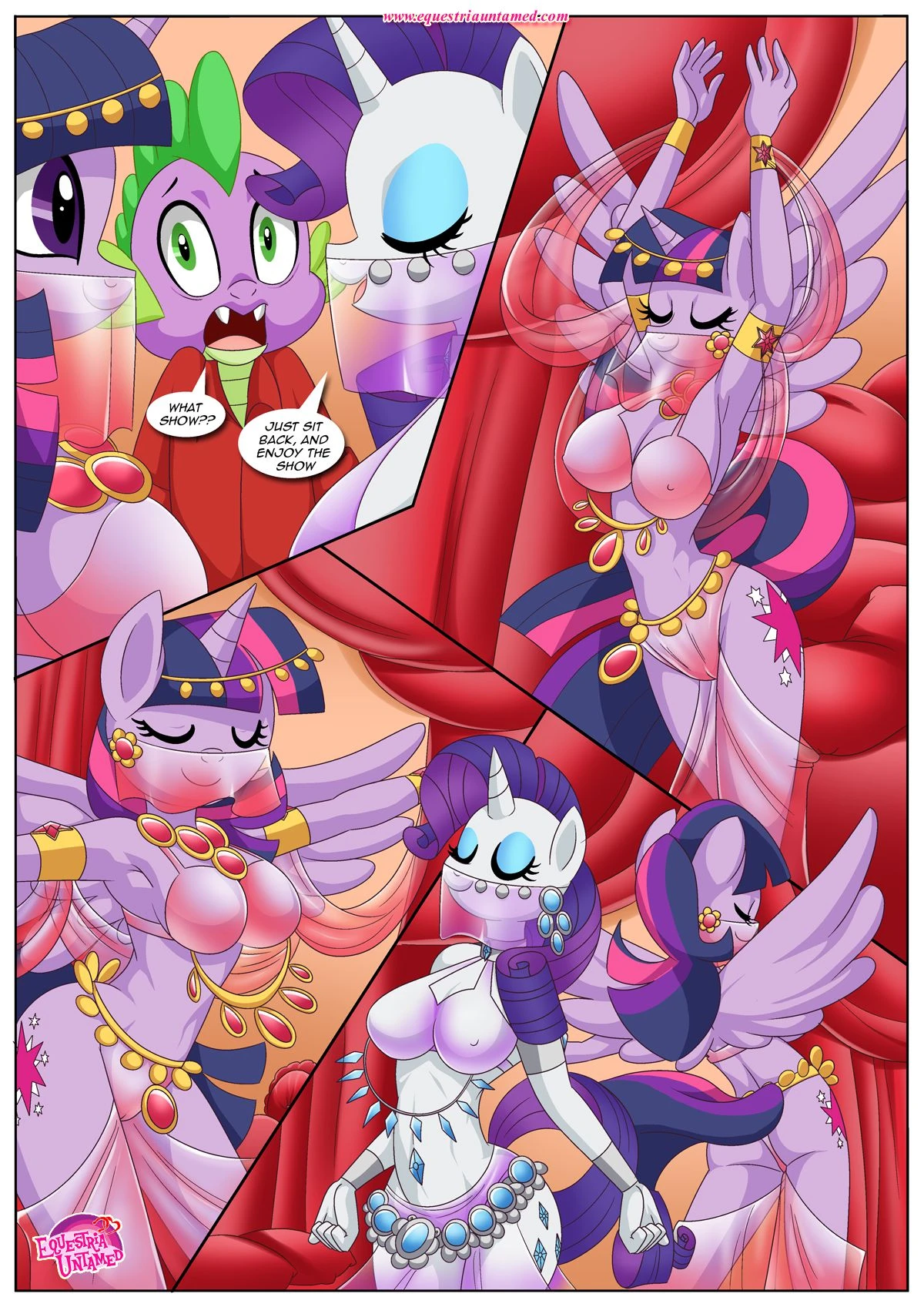 The Sultan and His Sirens (My Little Pony: Friendship is Magic) [Palcomix] - 1 . The Sultan and His Sirens - (My Little Pony: Friendship is Magic) [Palcomix] - Page 9