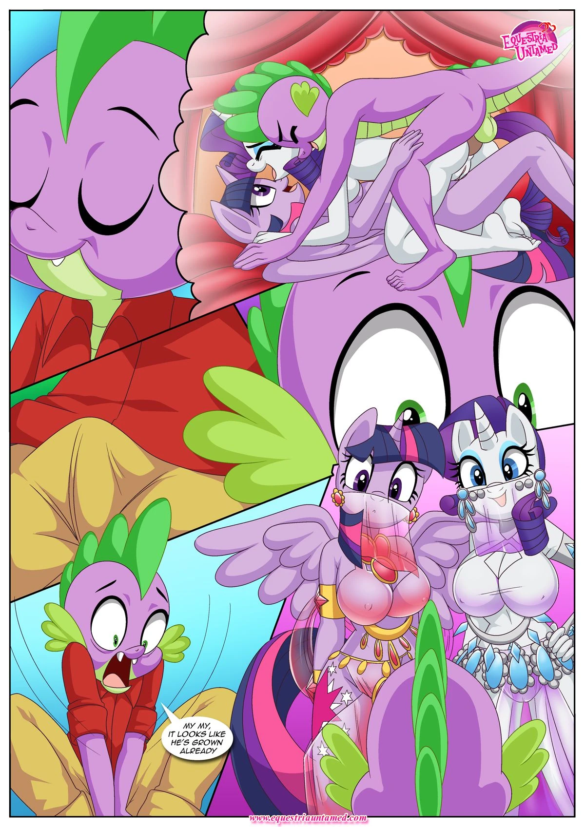 The Sultan and His Sirens (My Little Pony: Friendship is Magic) [Palcomix] - 1 . The Sultan and His Sirens - (My Little Pony: Friendship is Magic) [Palcomix] - Page 14