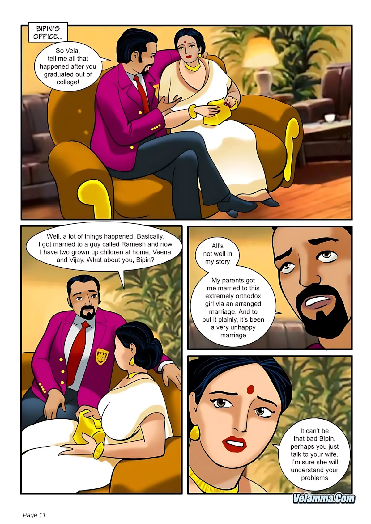 Velamma All Episodes Comics - 5 . Velamma - Episode 5 - The Chief Guest - Page 11