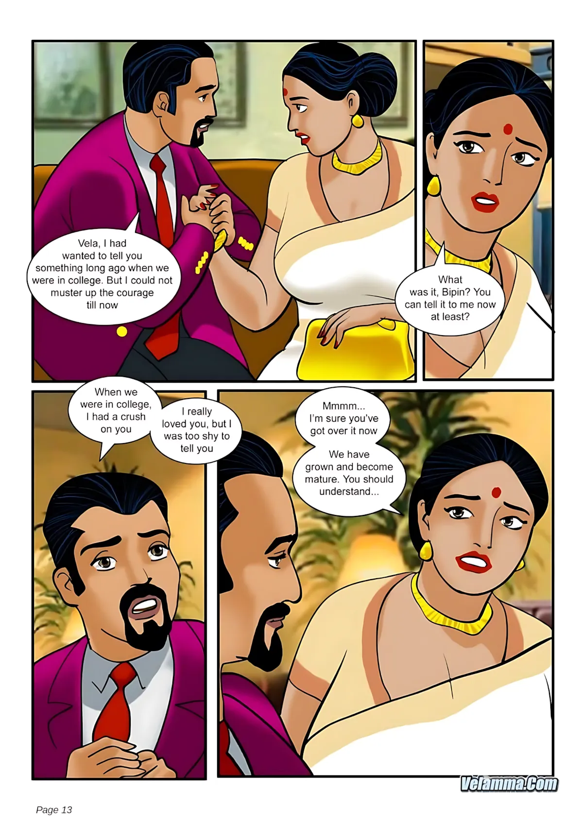 Velamma All Episodes Comics - 5 . Velamma - Episode 5 - The Chief Guest - Page 13