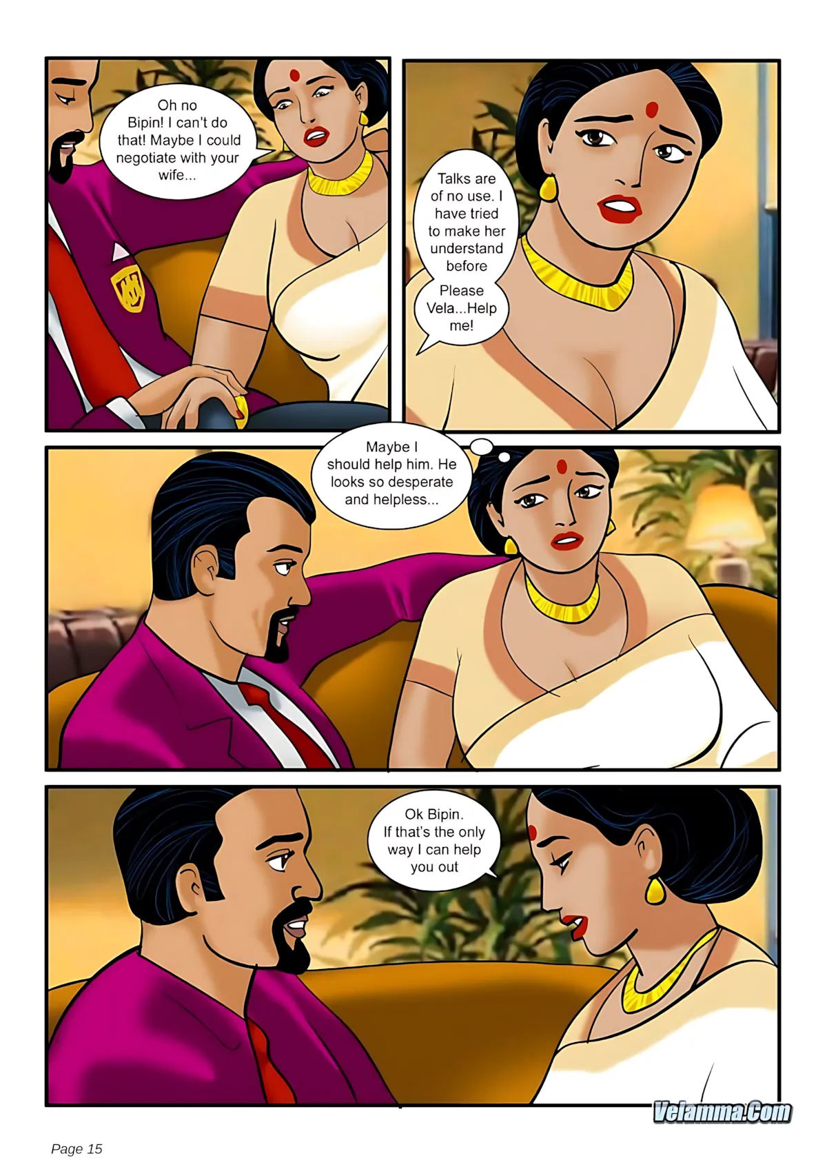 Velamma All Episodes Comics - 5 . Velamma - Episode 5 - The Chief Guest - Page 15