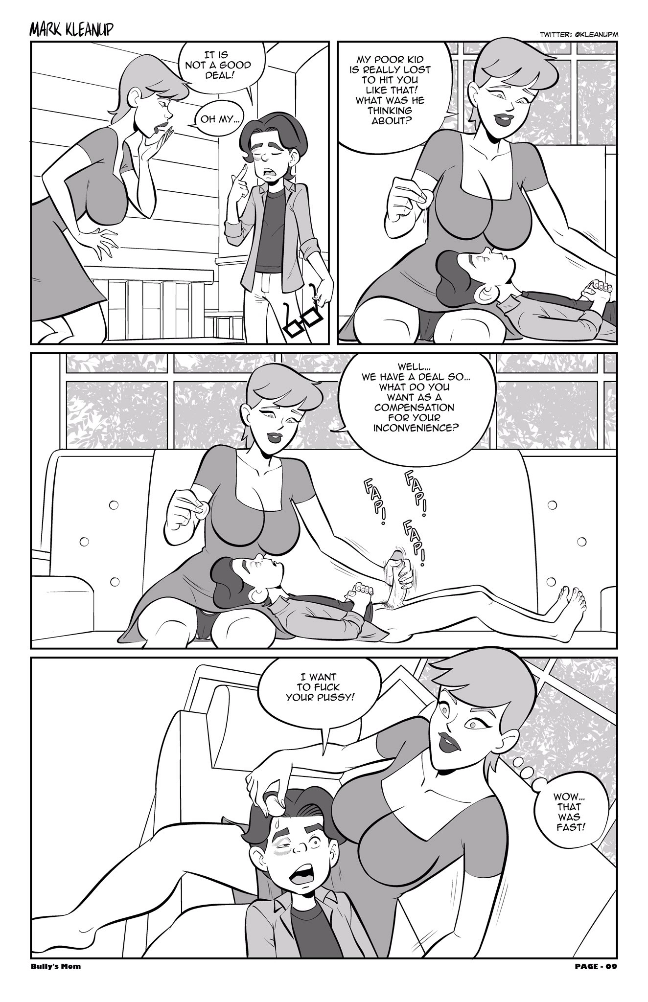 Bullys Mom [Mark Kleanup] - Bullys Mom - Page 10