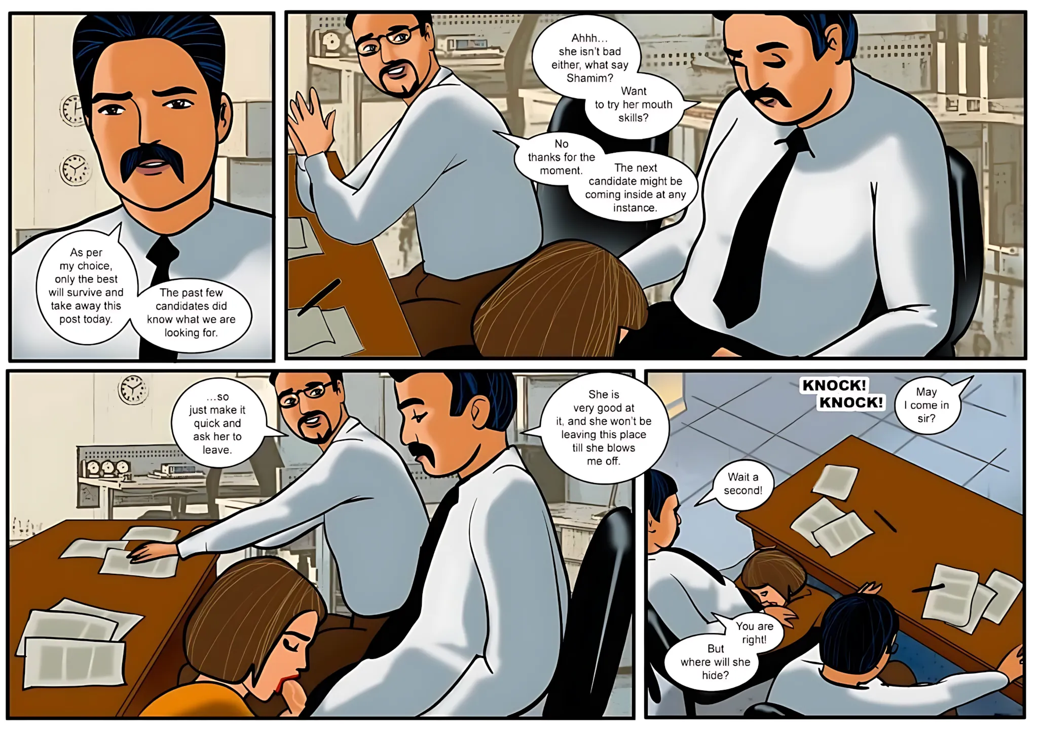Velamma All Episodes Comics - 15 . Velamma - Episode 15 - The First Interview! - Page 3