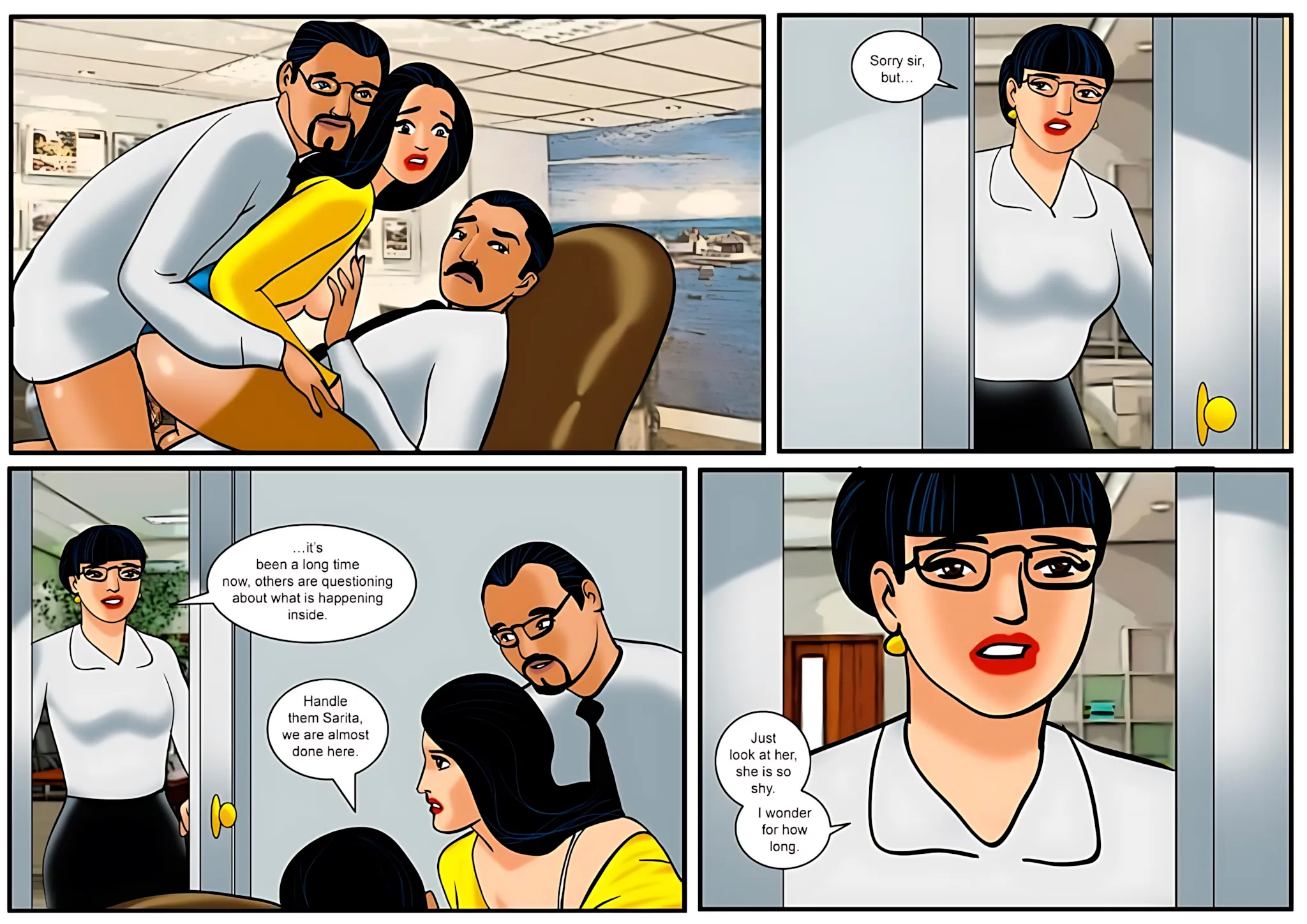 Velamma All Episodes Comics - 15 . Velamma - Episode 15 - The First Interview! - Page 26