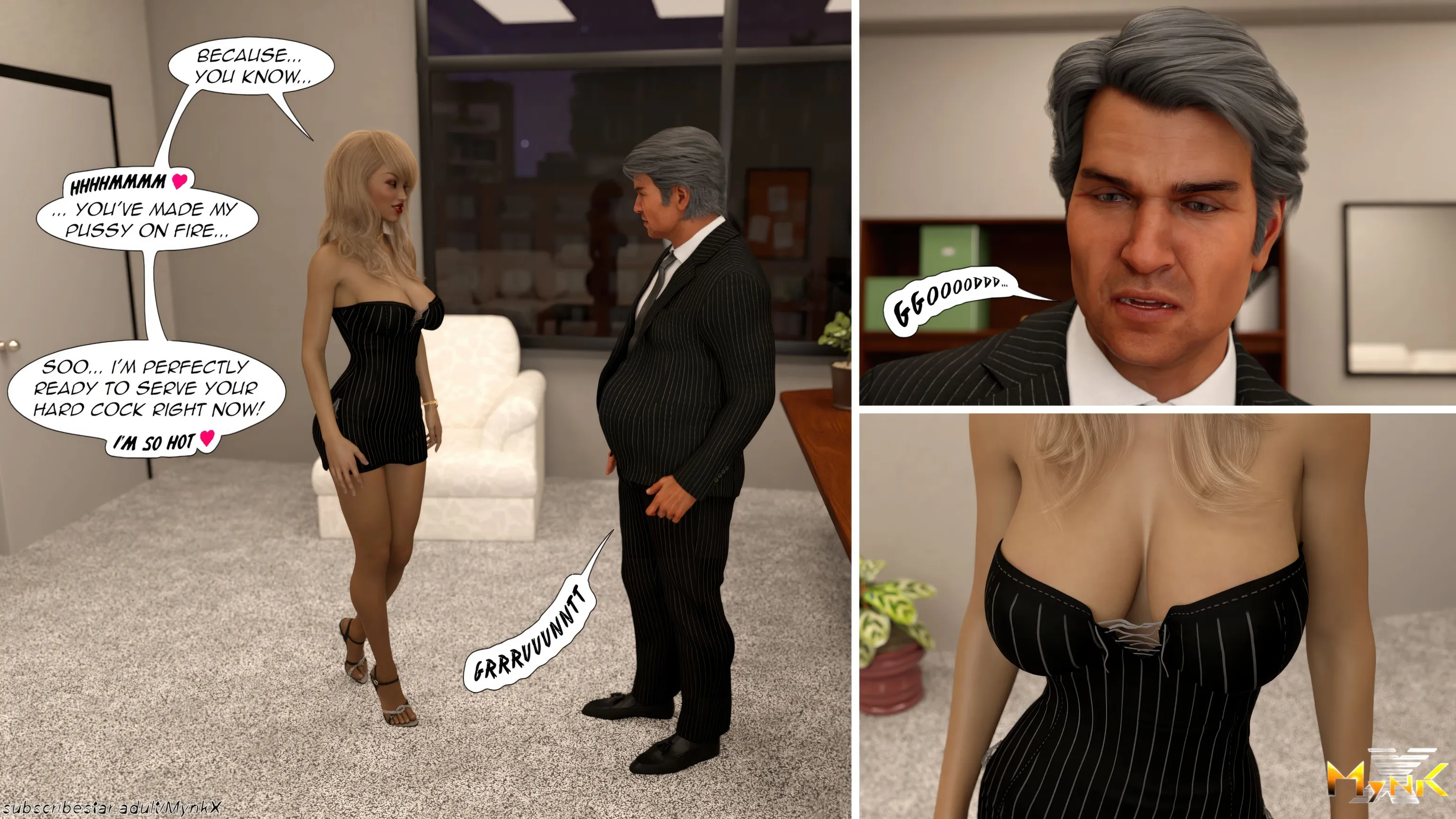 The Young Secretary [Mynkx] - 1.2. The Young Secretary - Chapter 1 Part 2 - Page 6