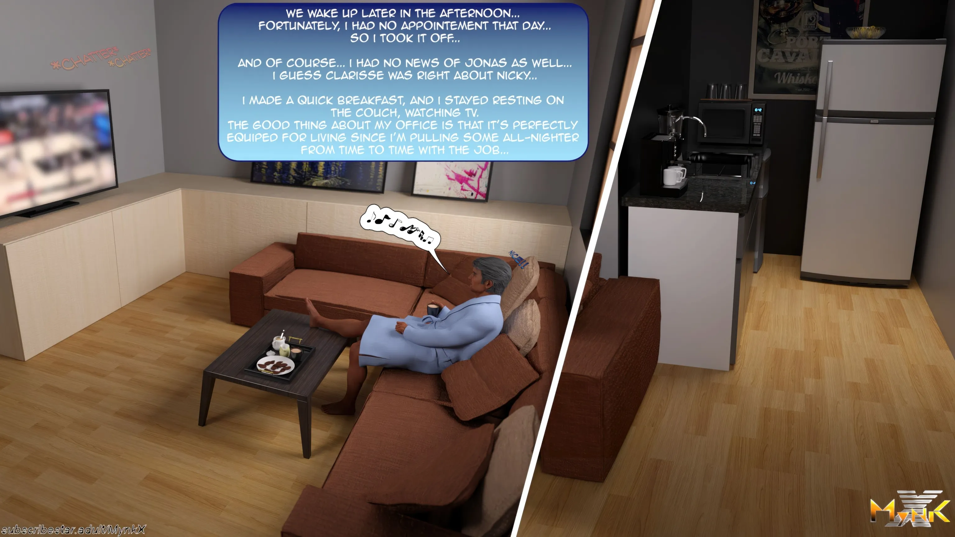 The Young Secretary [Mynkx] - 1.2. The Young Secretary - Chapter 1 Part 2 - Page 59