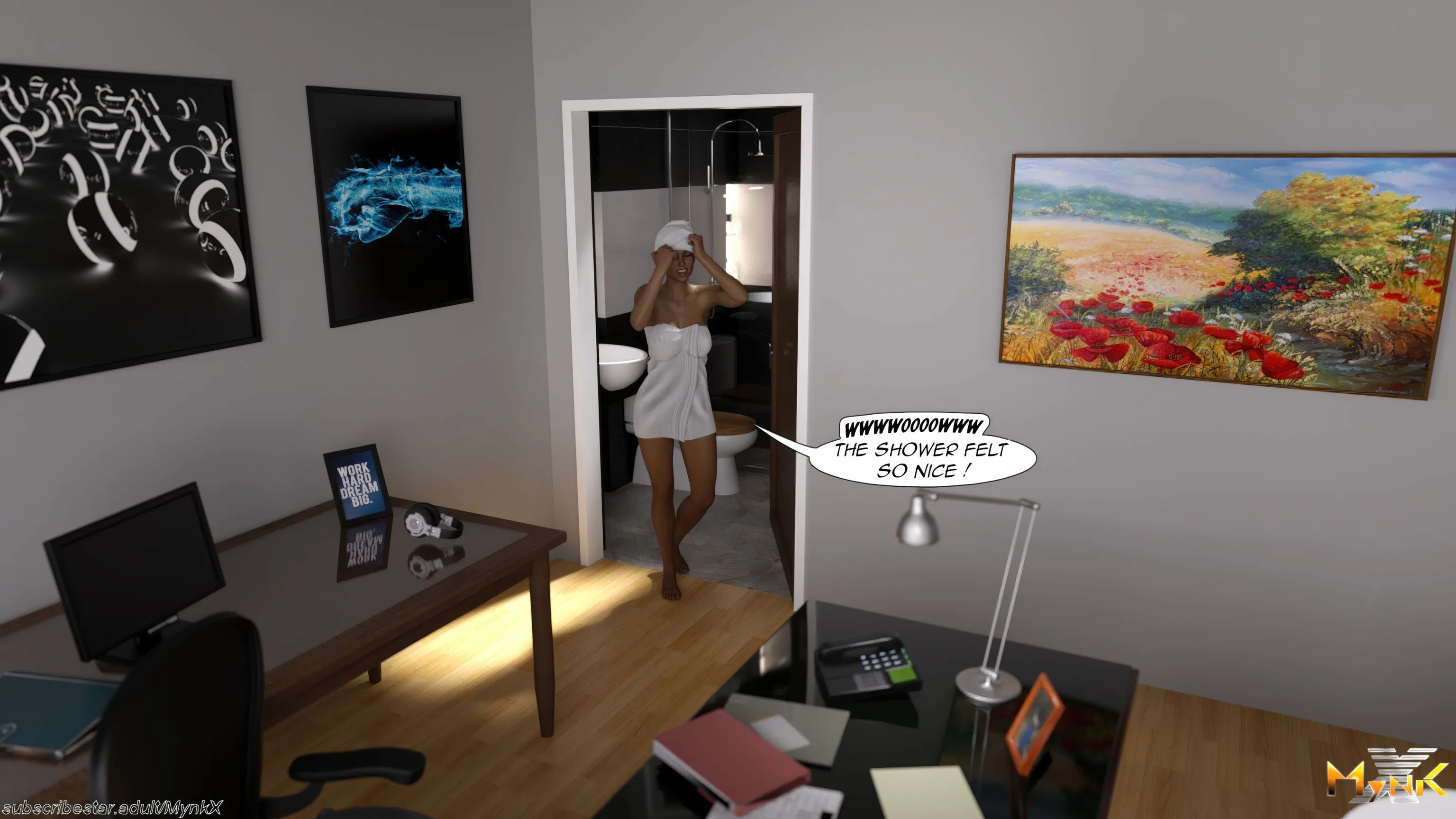 The Young Secretary [Mynkx] - 1.2. The Young Secretary - Chapter 1 Part 2 - Page 60