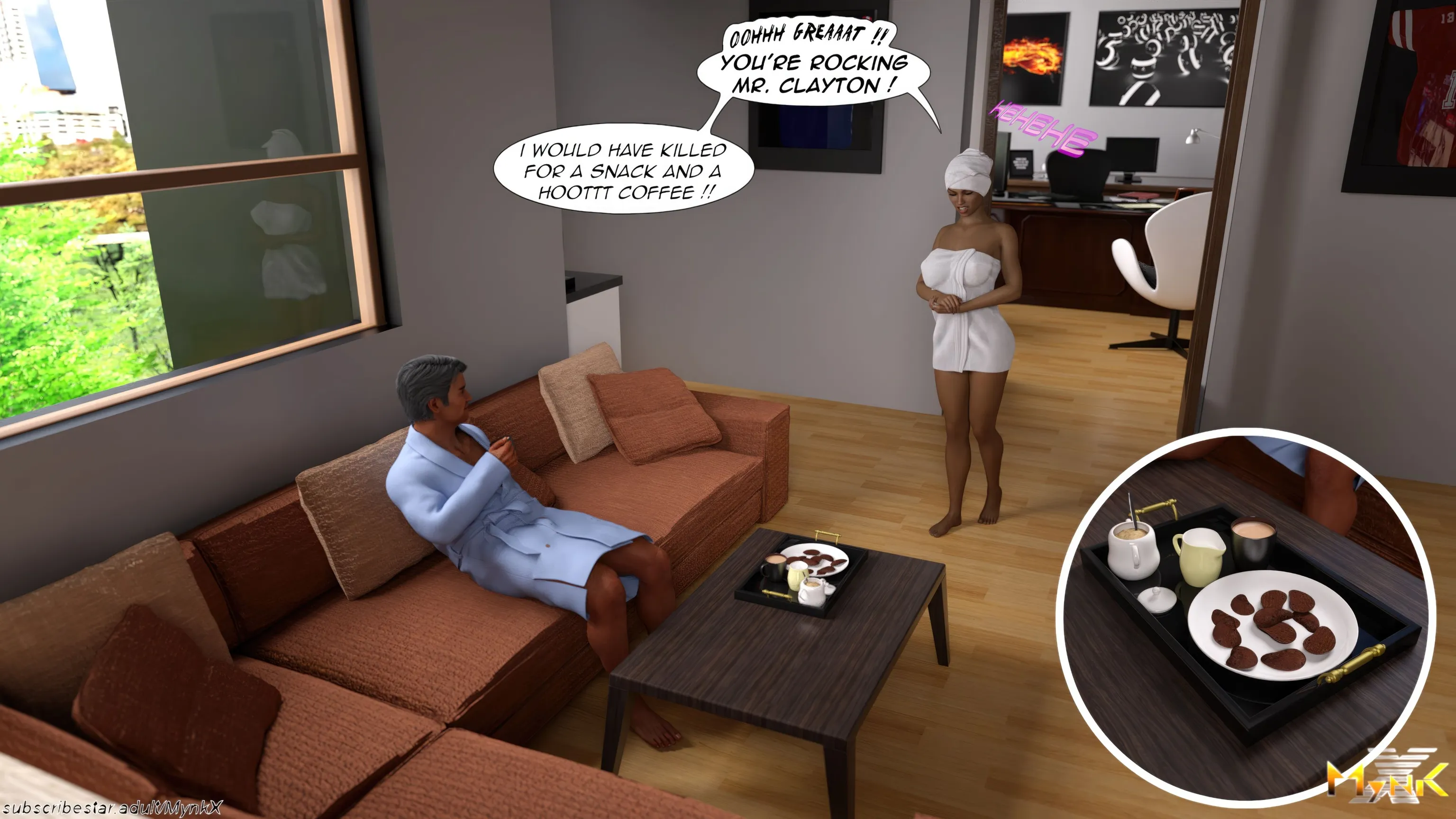 The Young Secretary [Mynkx] - 1.2. The Young Secretary - Chapter 1 Part 2 - Page 61