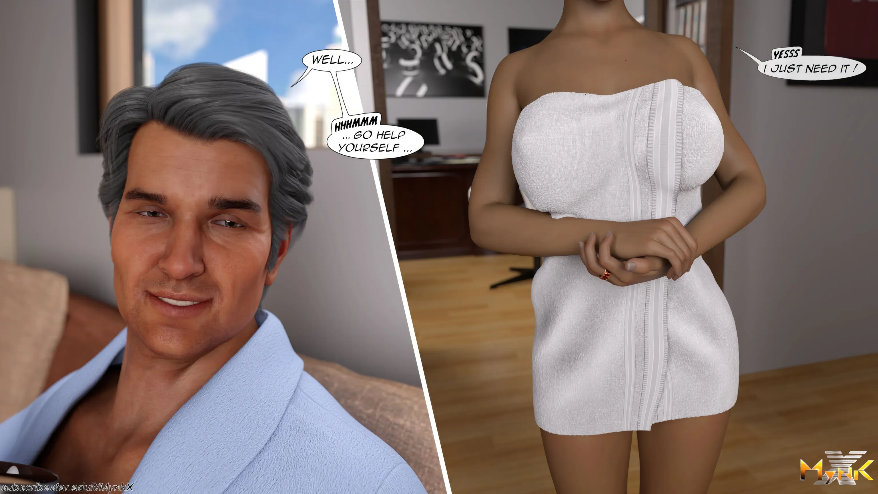 The Young Secretary [Mynkx] - 1.2. The Young Secretary - Chapter 1 Part 2 - Page 62