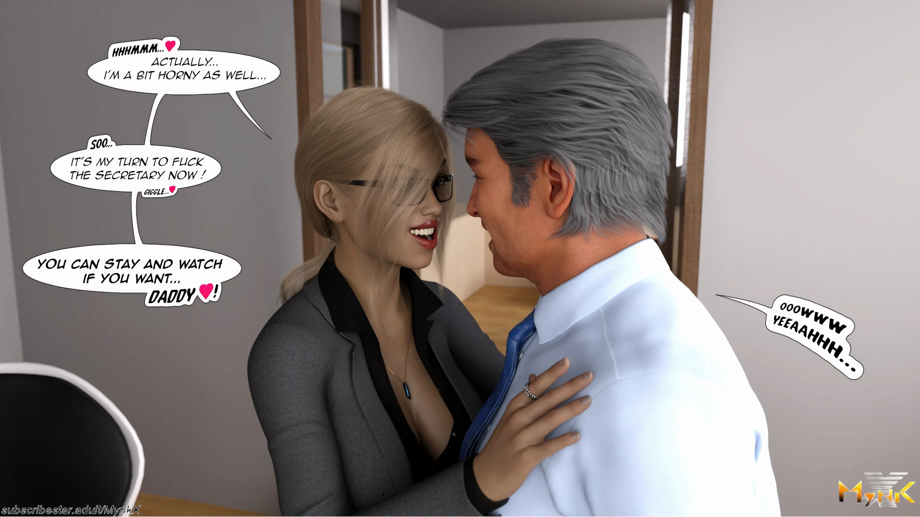 The Young Secretary [Mynkx] - 1.2. The Young Secretary - Chapter 1 Part 2 - Page 84