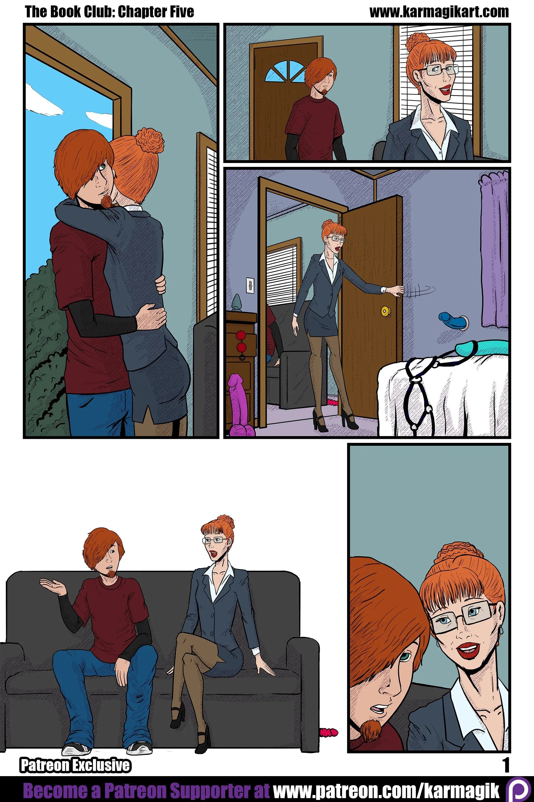 The Book Club [Karmagik] -  5.5 . The Book Club - Textless - Ch.005 - Page 2