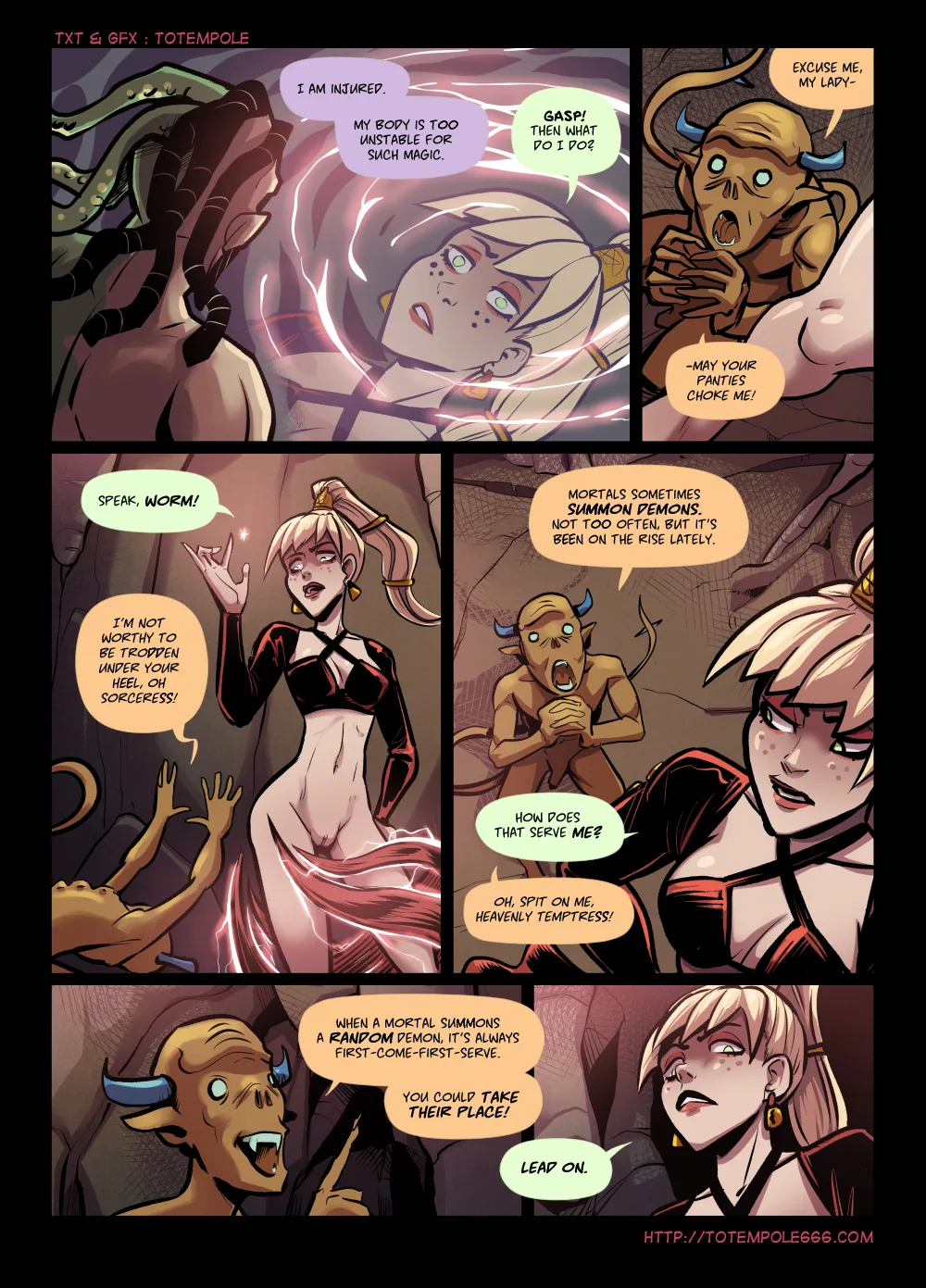 The Cummoner - 28 . The Cummoner - Soul-Bound Sorceress - Chapter 28 [Totempole] - Page 12