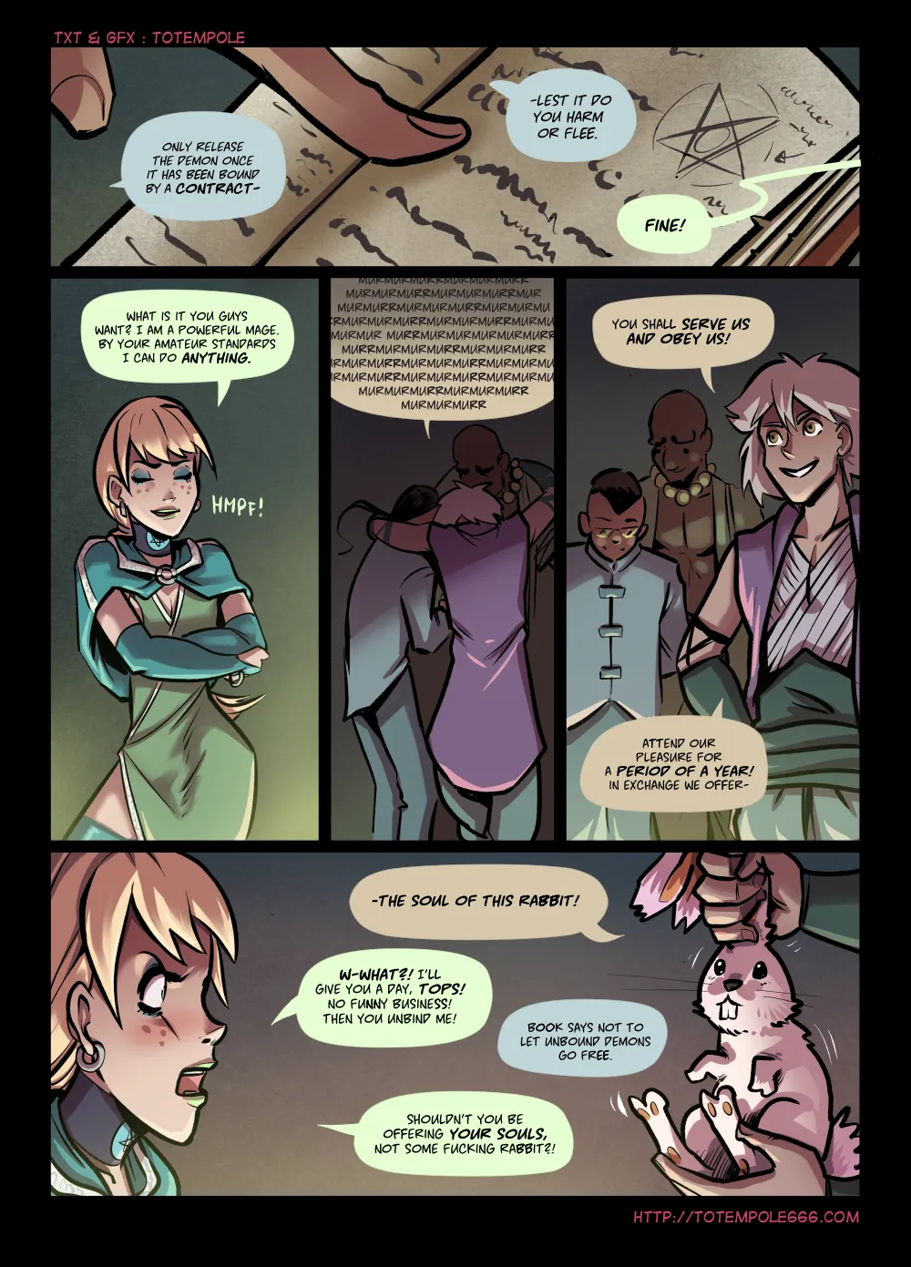 The Cummoner - 28 . The Cummoner - Soul-Bound Sorceress - Chapter 28 [Totempole] - Page 19