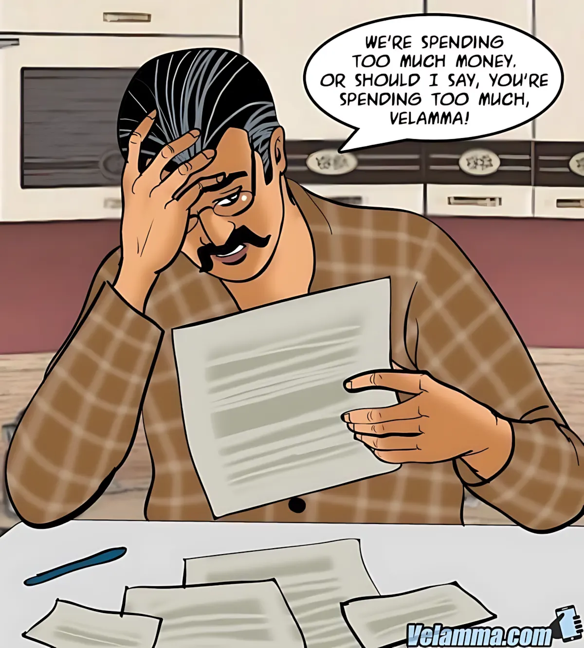 Velamma All Episodes Comics - 69 . Velamma - Episode 69 - Peek-A-Boo, I See You! - Page 6