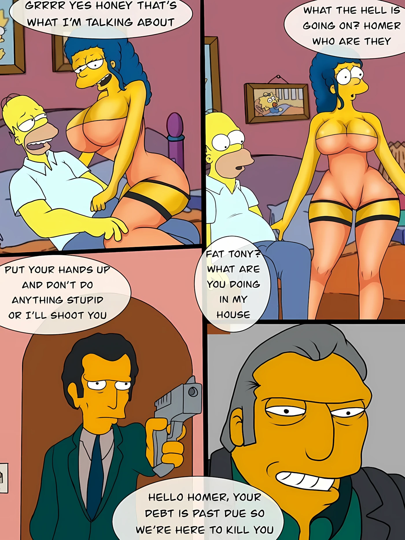 Paying My Husbands Debt (The Simpsons) - 1 . Paying My Husbands Debt - Chapter 1 [PhunToons7] - Page 3